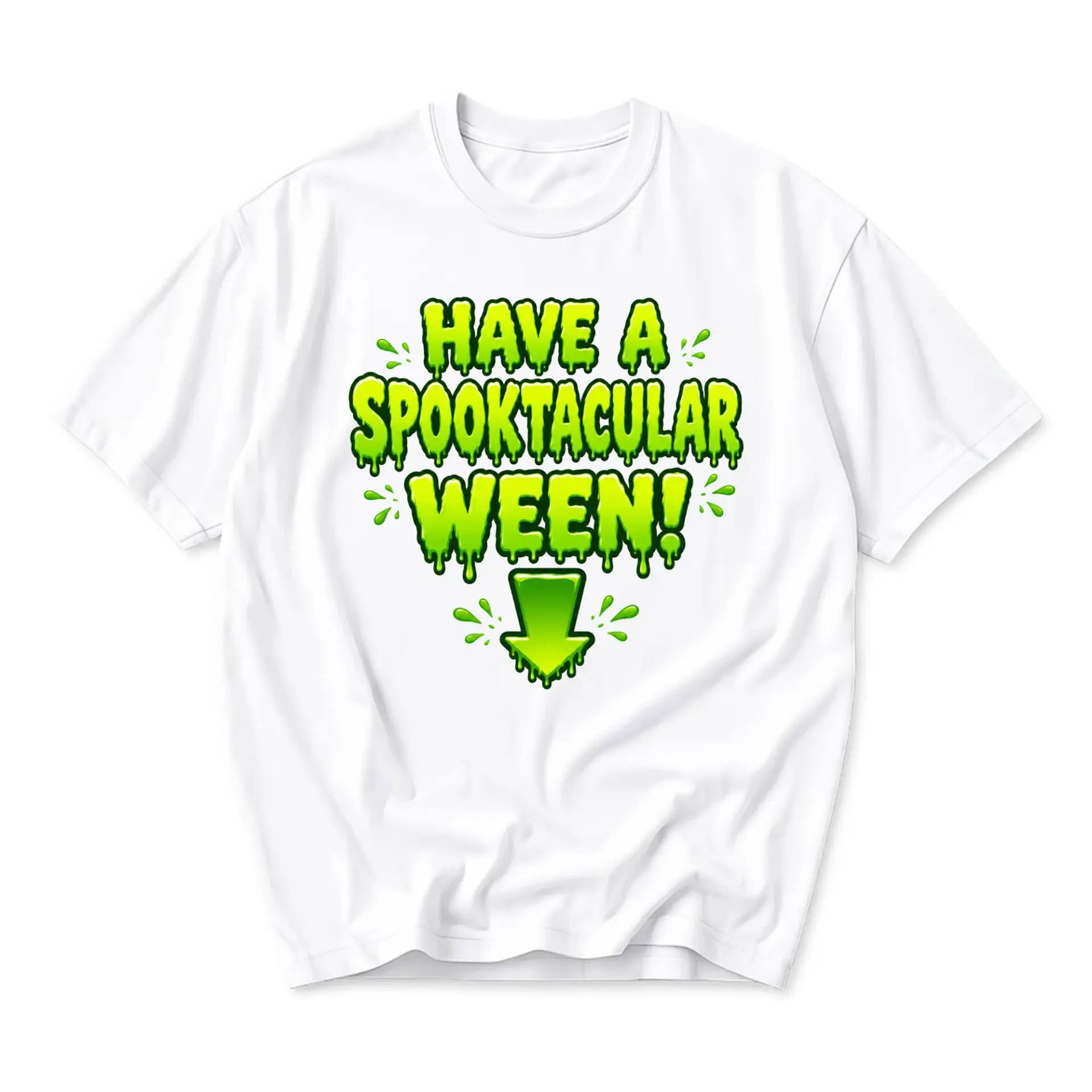 Graphic Tee Have a Spooktacular Ween Unisex T-Shirt Funny Seasonal Fall Holiday Apparel Casual Crew Neck Shirt