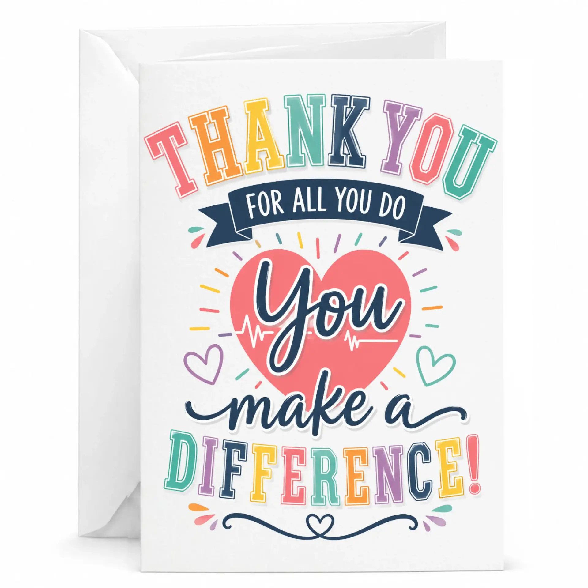 Card for All Do Heartfelt Appreciation Greeting Coworker Friend Professional 5x7