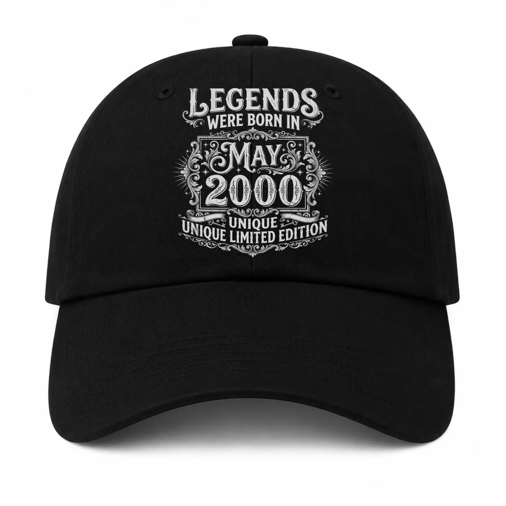 Baseball Cap Legends Born May 2000 Vintage Style Graphic Print Hat