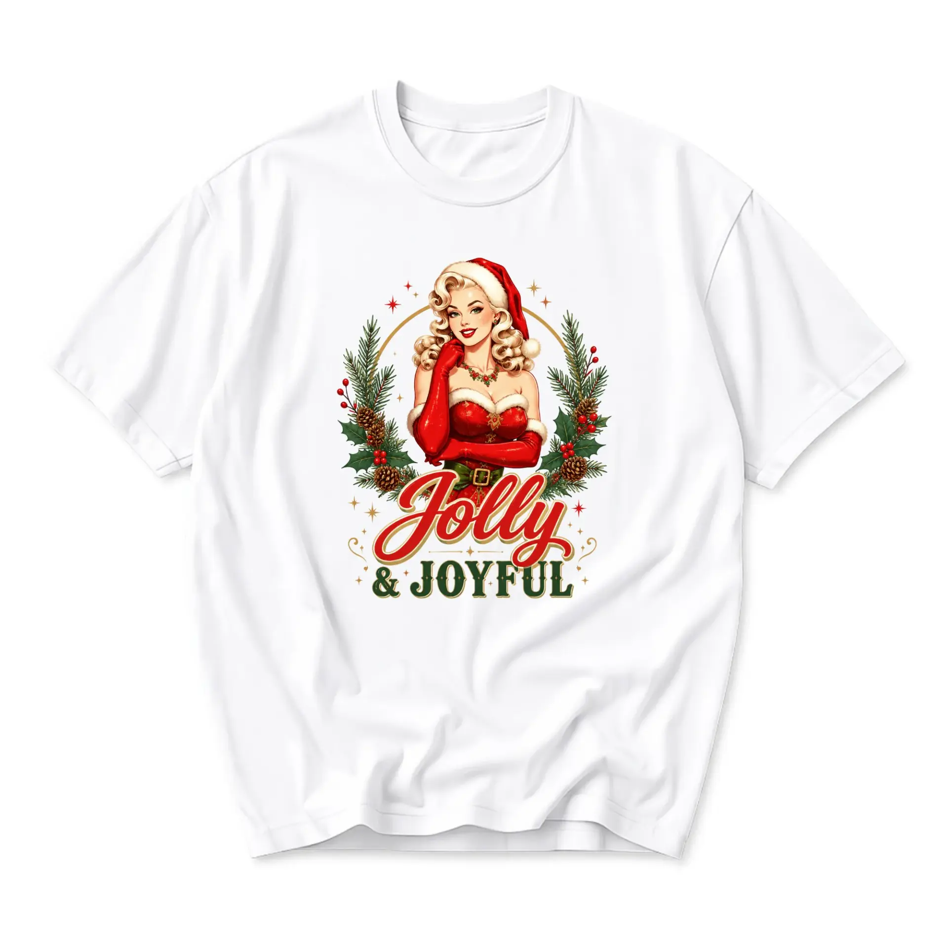 Risk: Intellectual Property Risk Due to Recognizable Likeness of a Famous Celebrity (marilyn Monroe) in a Christmas Theme