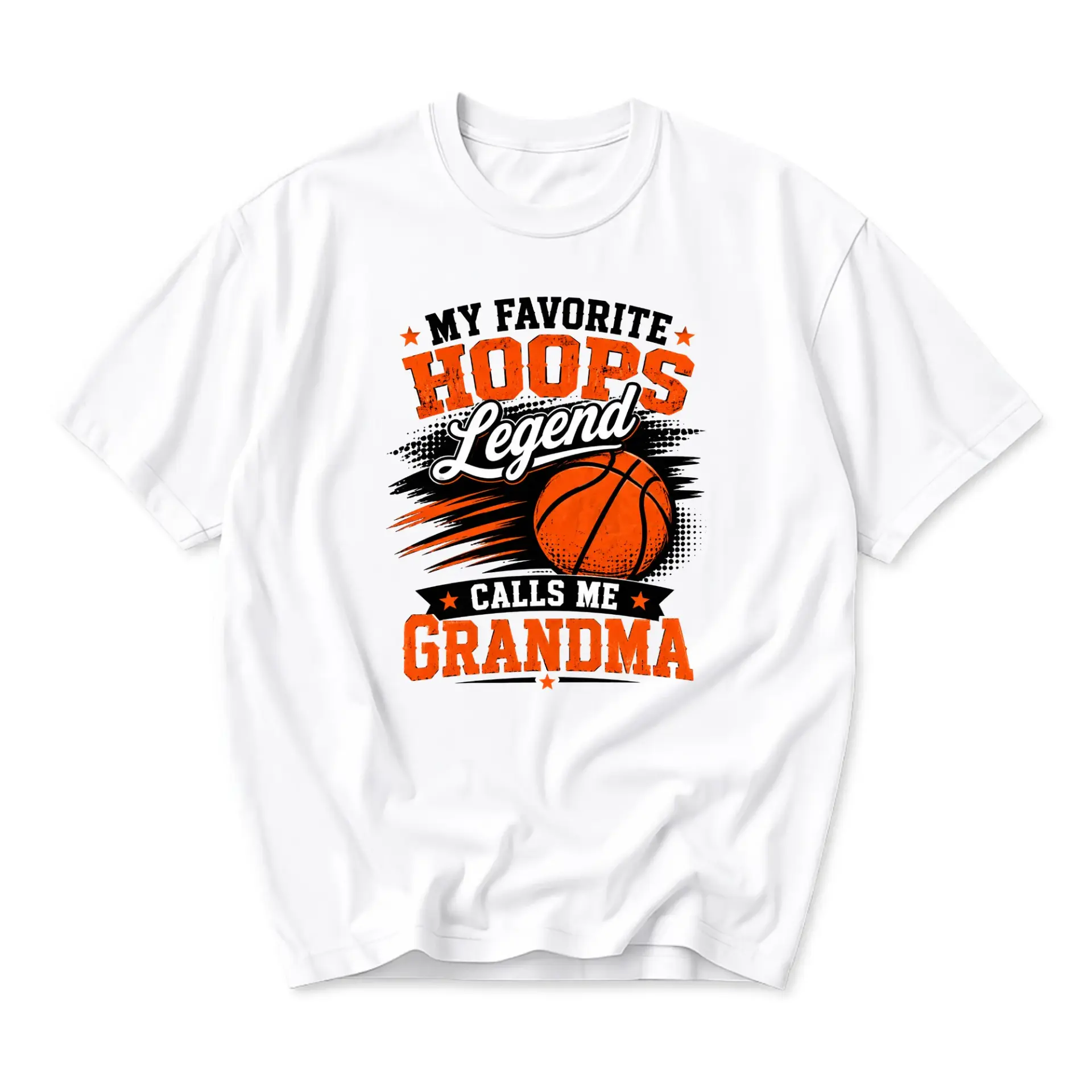 Funny Shirt My Favorite Hoops Legend Calls Me Grandma Basketball Lover