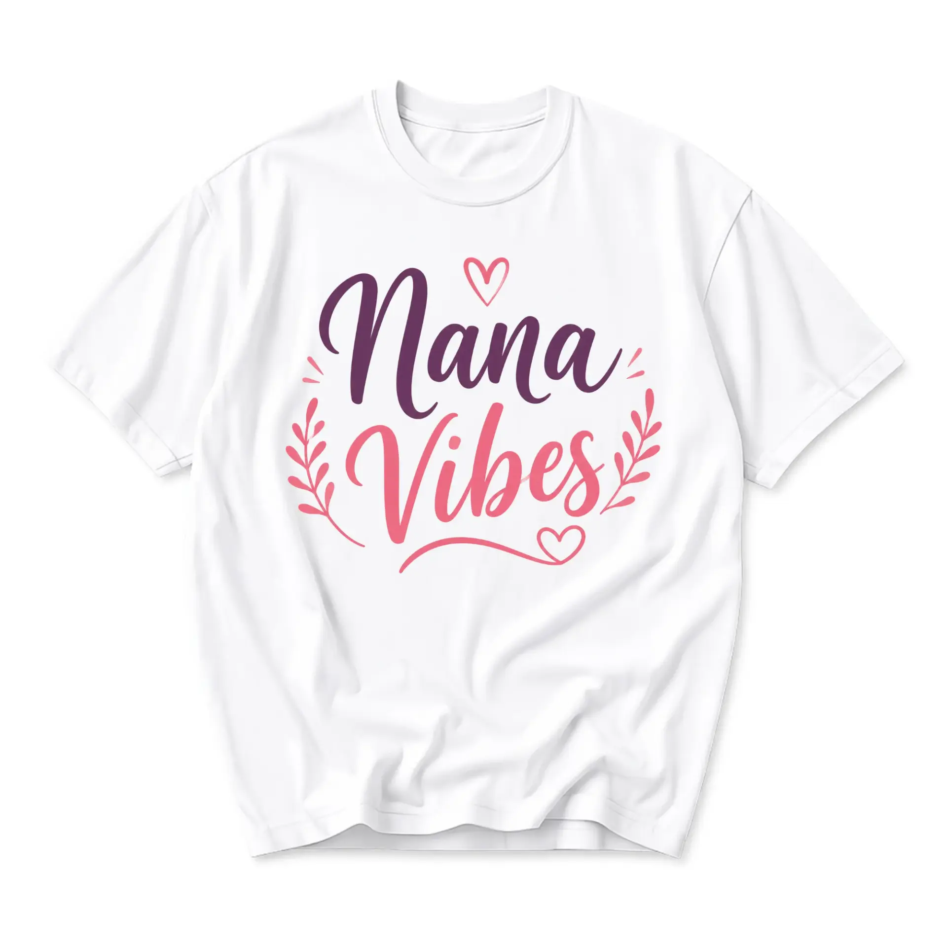 T-shirt Nana Graphic Tee Casual Soft Cotton Everyday Wear Short Sleeve Crew
