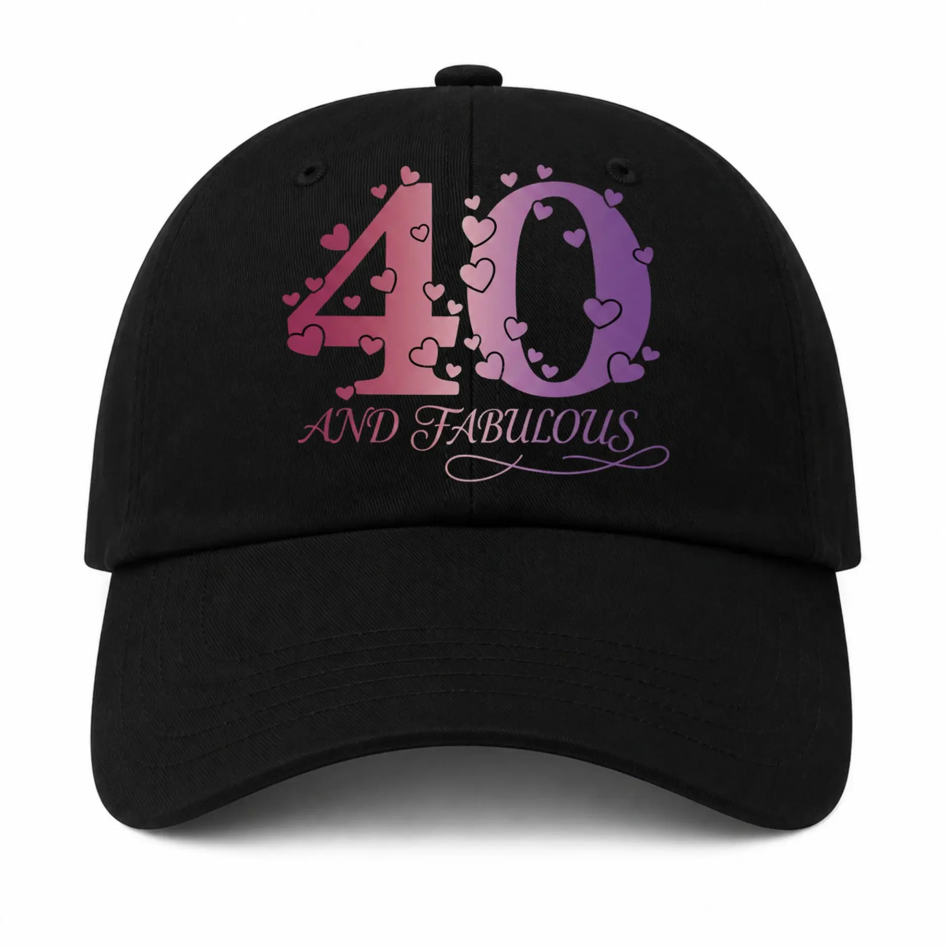 Baseball Cap Fabulous Turning Forty Celebration Gift Idea Hat
