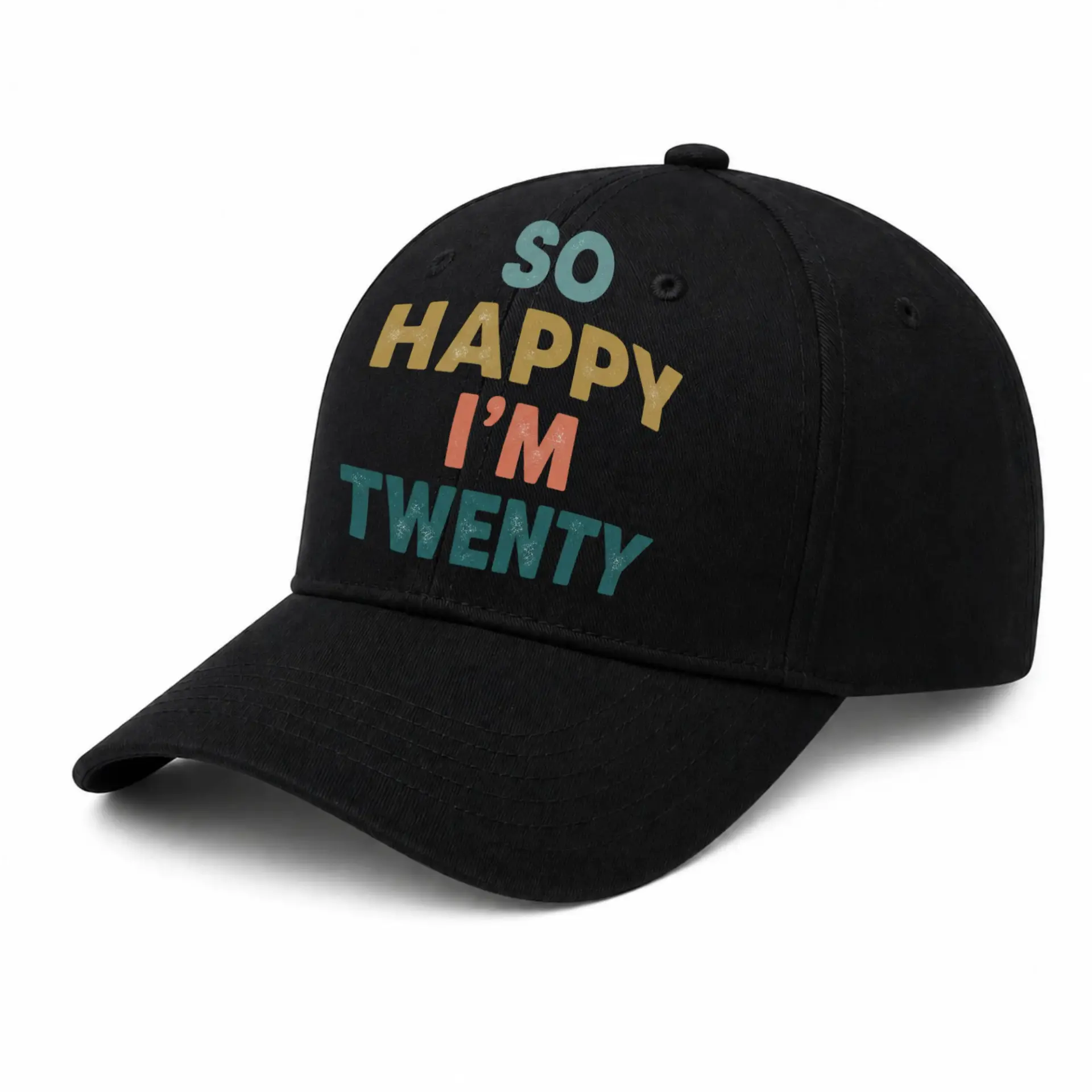 Baseball Cap Retro Twenty Birthday Gift Funny Graphic Printed Hat
