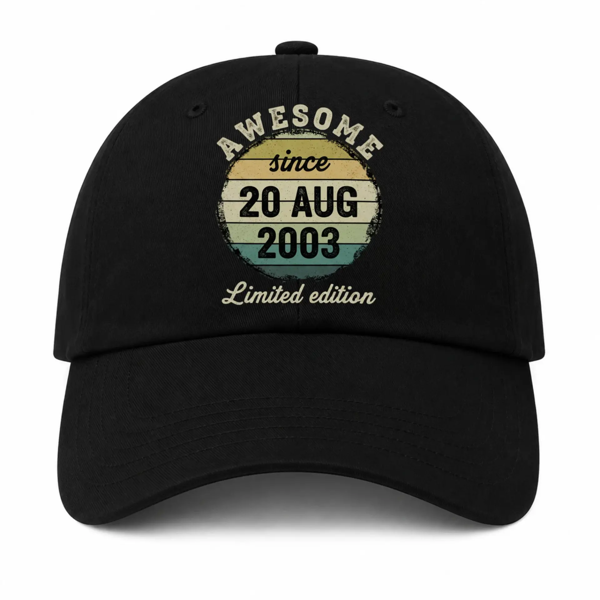 Baseball Cap Awesome Since August 2003 Limited Edition Vintage Style