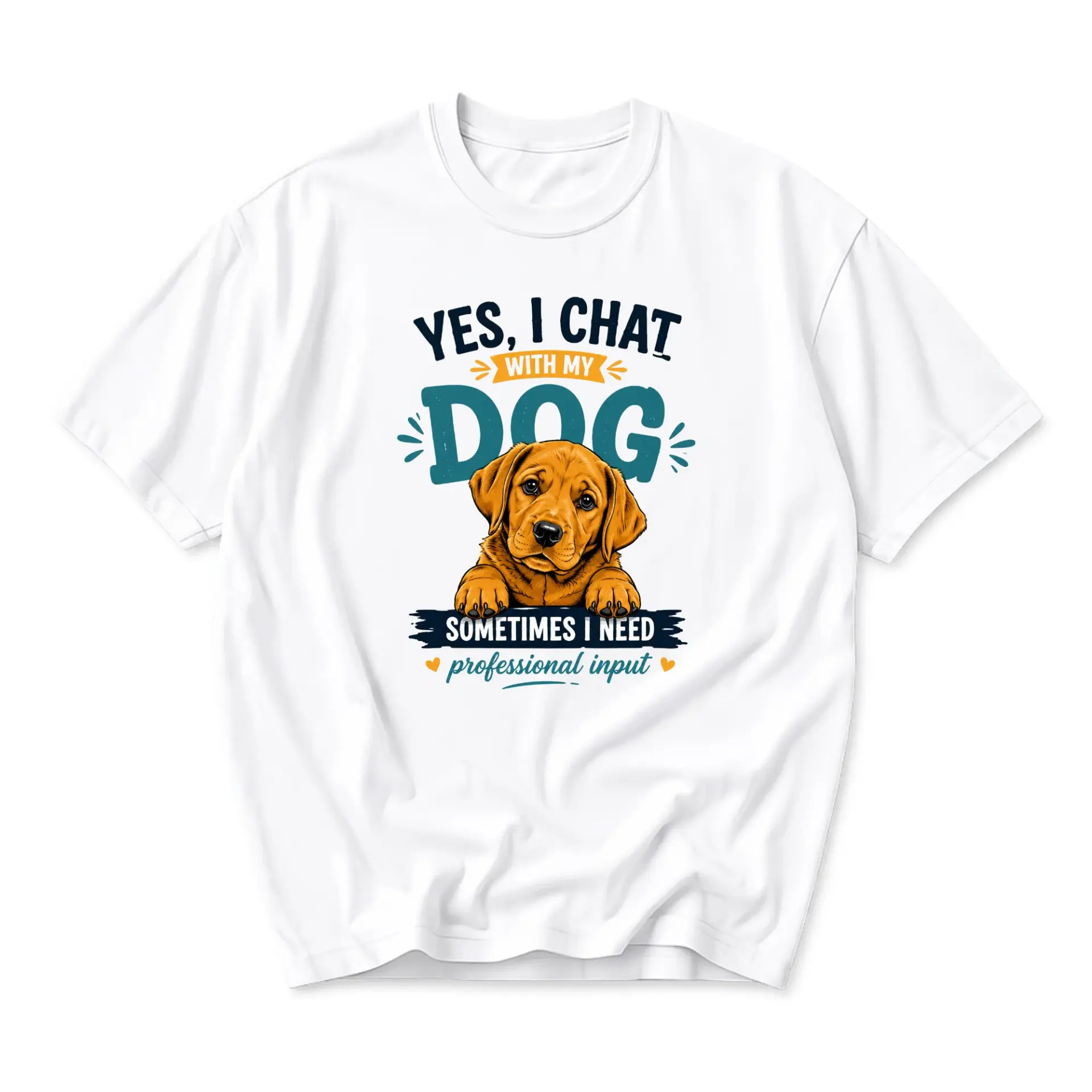 Funny Shirt with Dog Graphic Print Unisex Crew Neck Casual Everyday Short