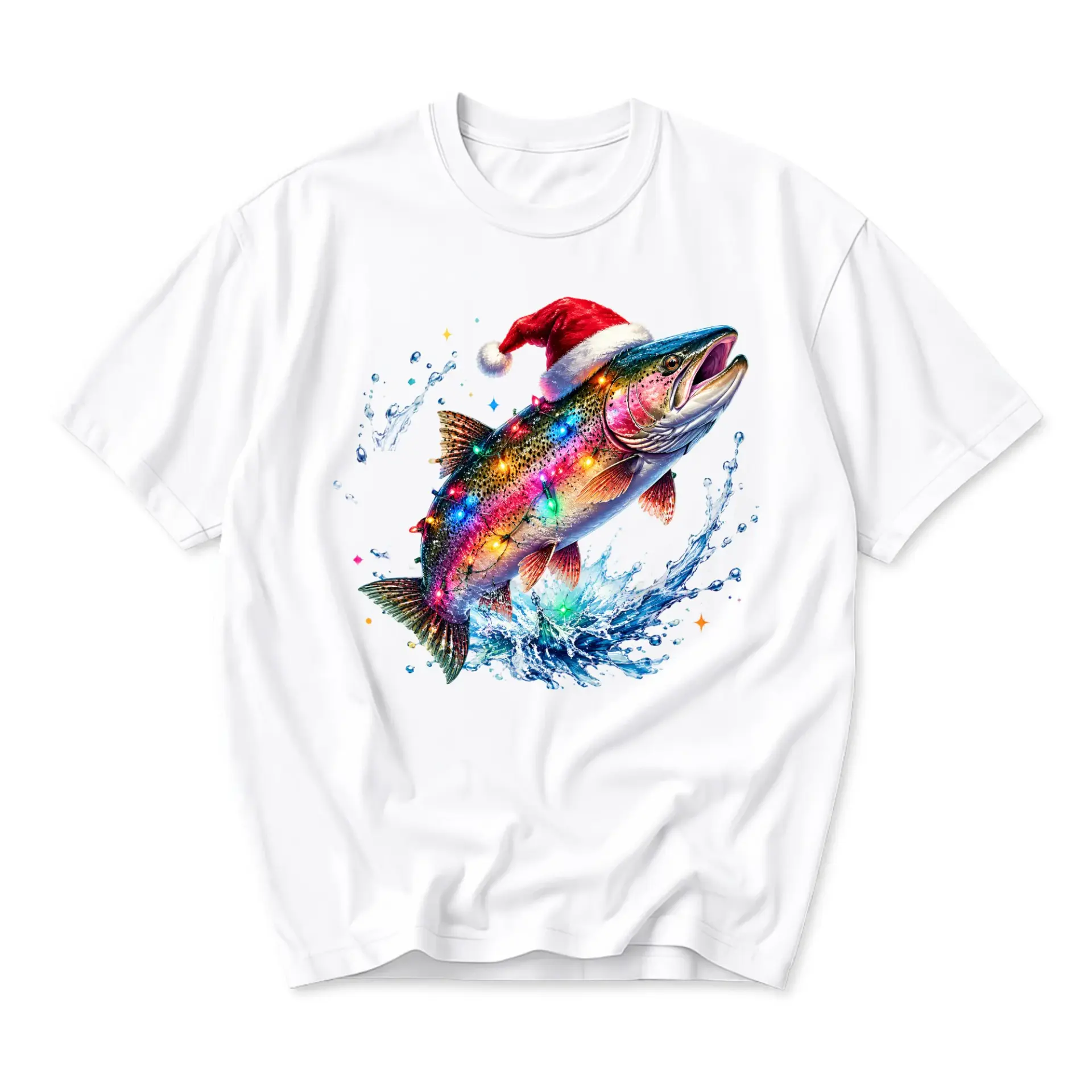 Graphic Tee Unisex Crew Neck Short Sleeve Shirt Featuring Festive Holiday
