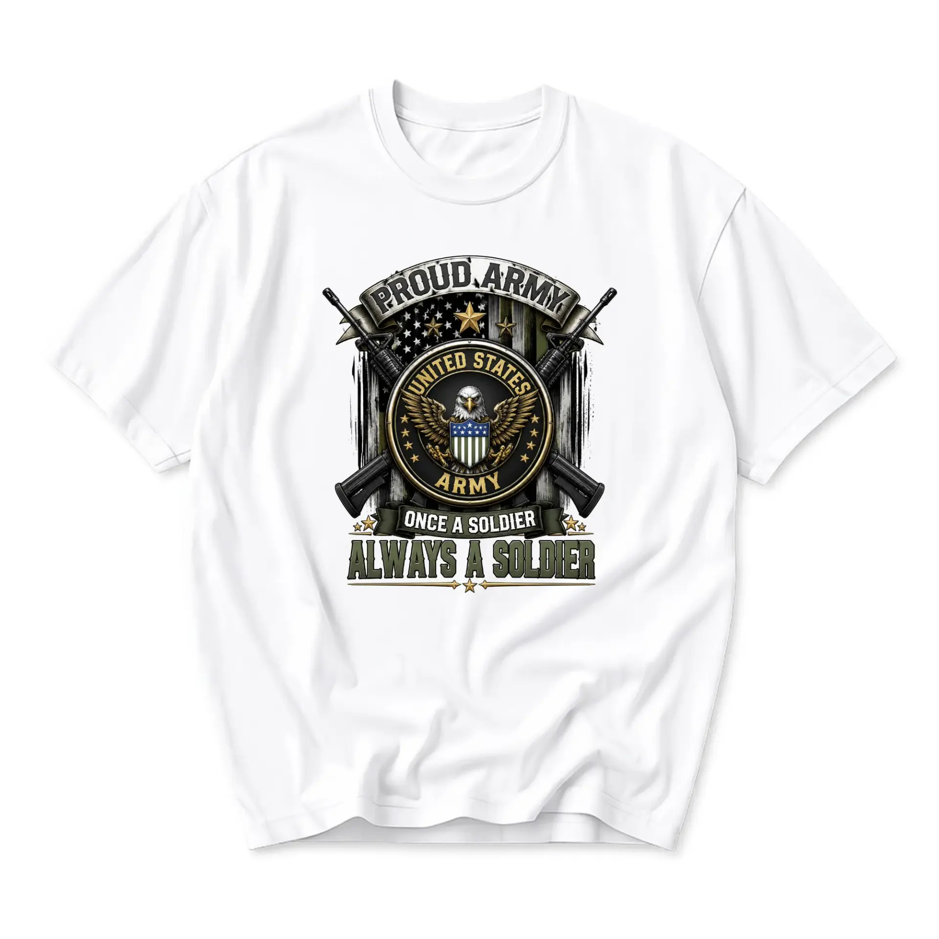 Risk: Ip Violation - Contains Military Emblem and Trademarked Phrases