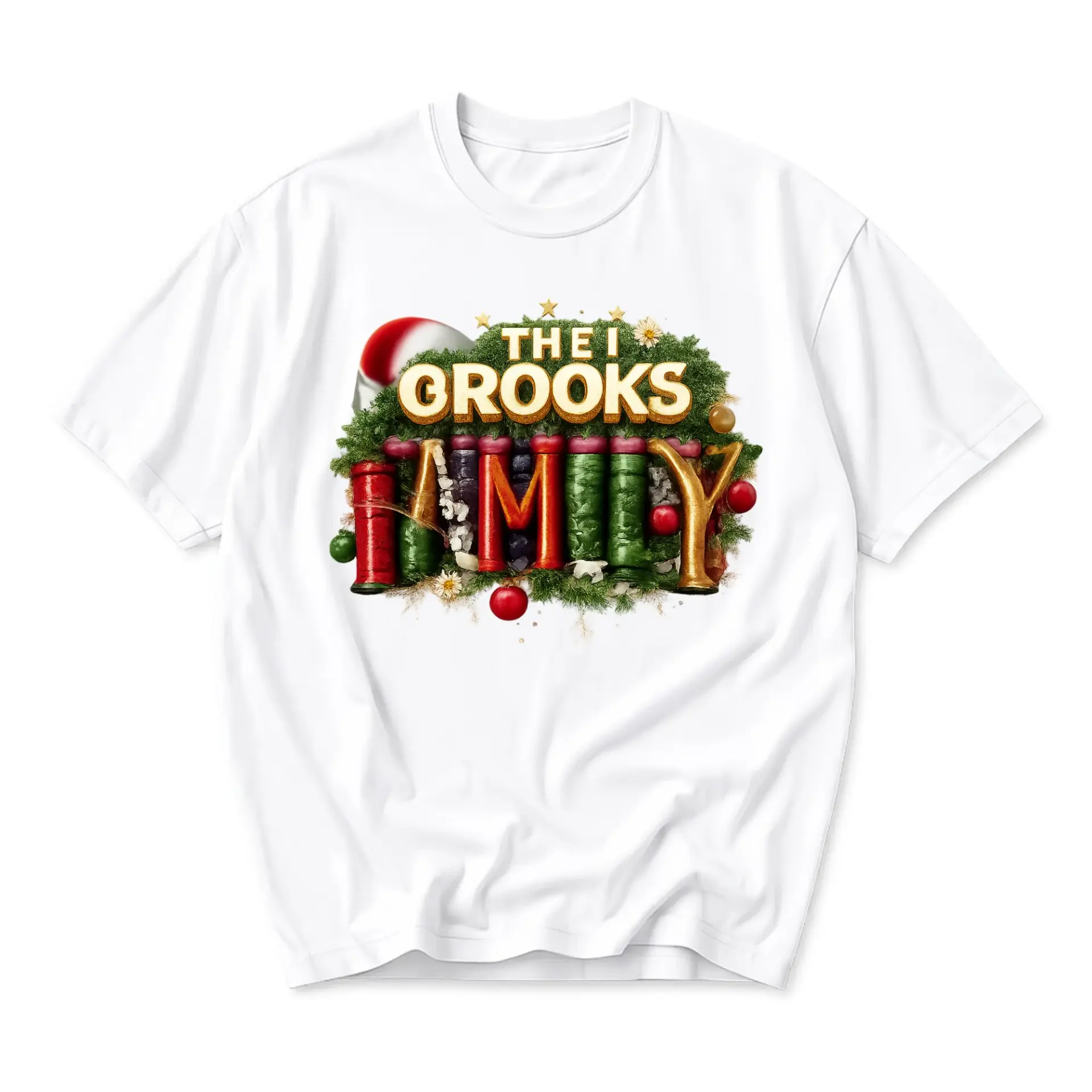 Funny Shirt the Crooks Family Graphic Tee Unisex Crew Neck Short Sleeve