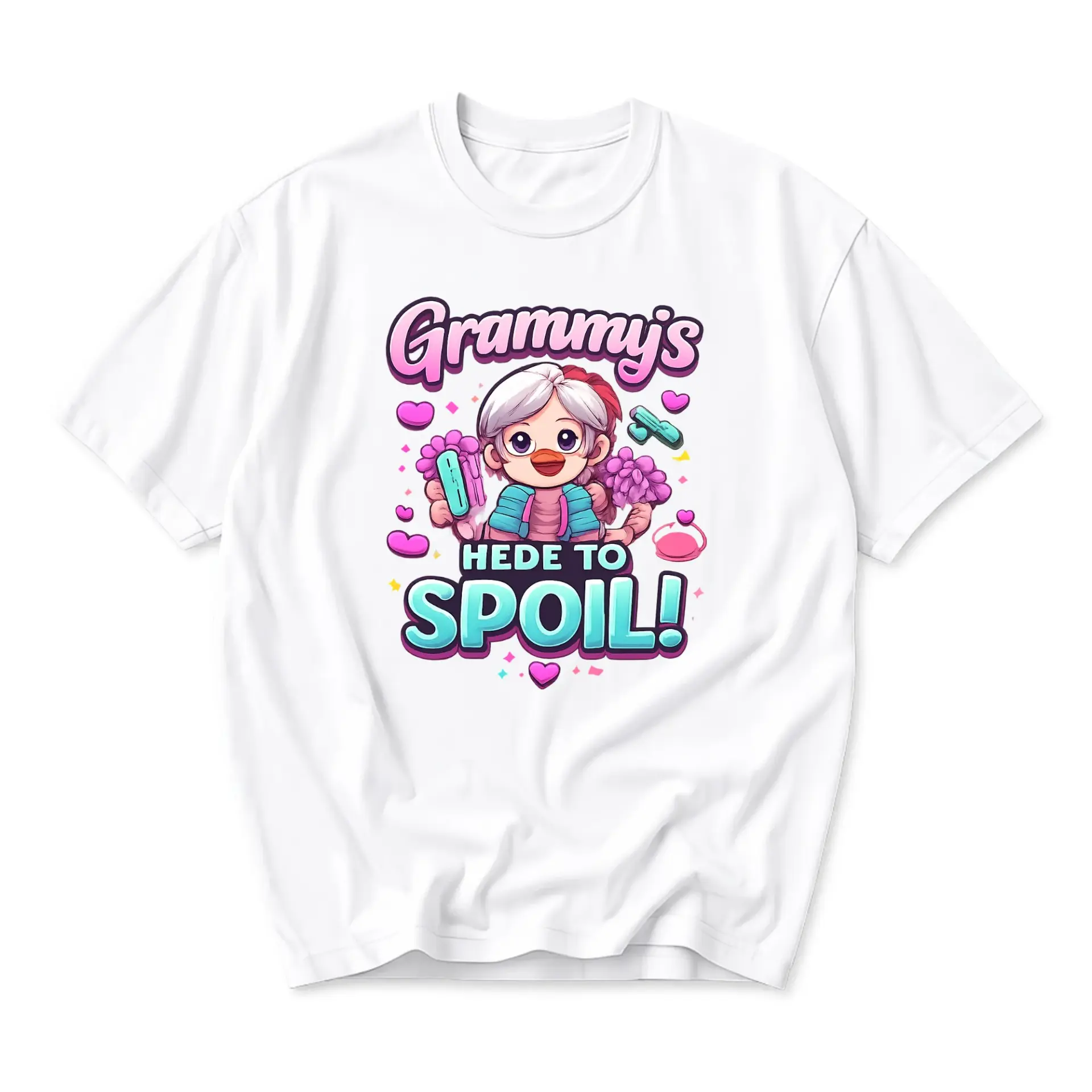 Funny Shirt Unisex Graphic Printed T-Shirt Hede to Spoil Gift Casual