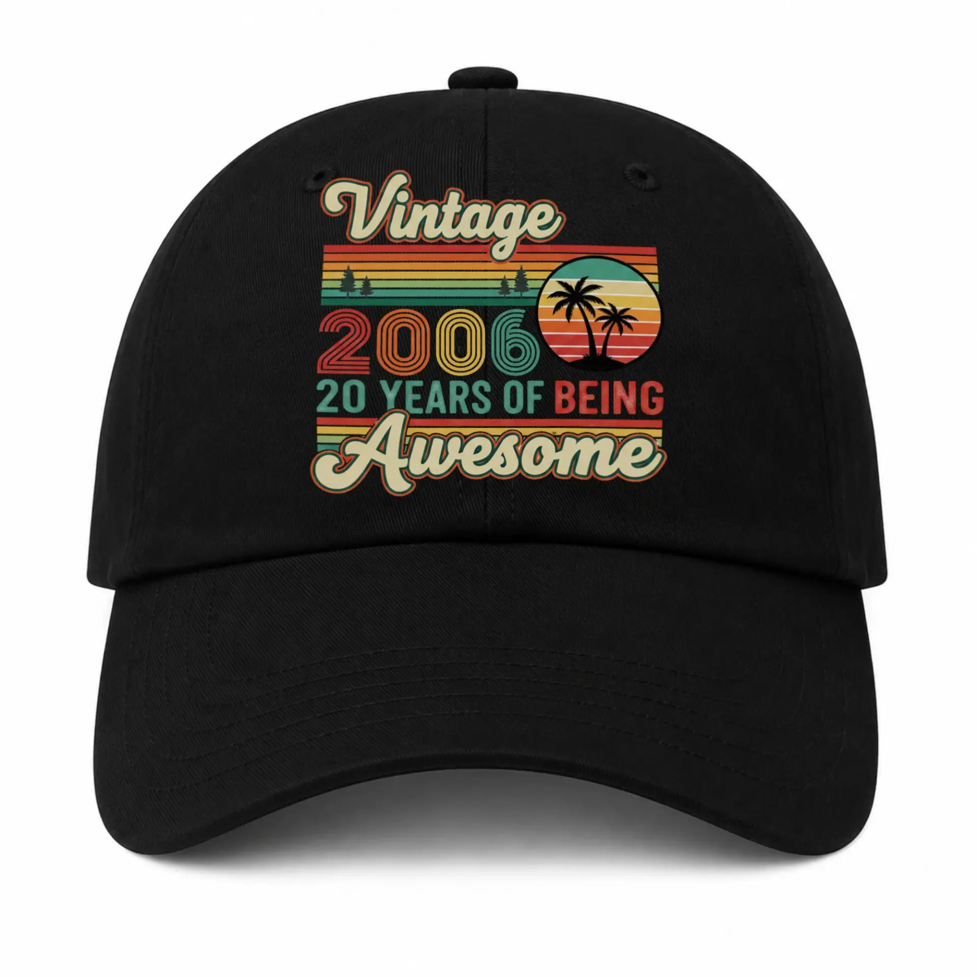 Baseball Cap Vintage 2006 Retro 18th Birthday Gift Dad Hat for Men and Women