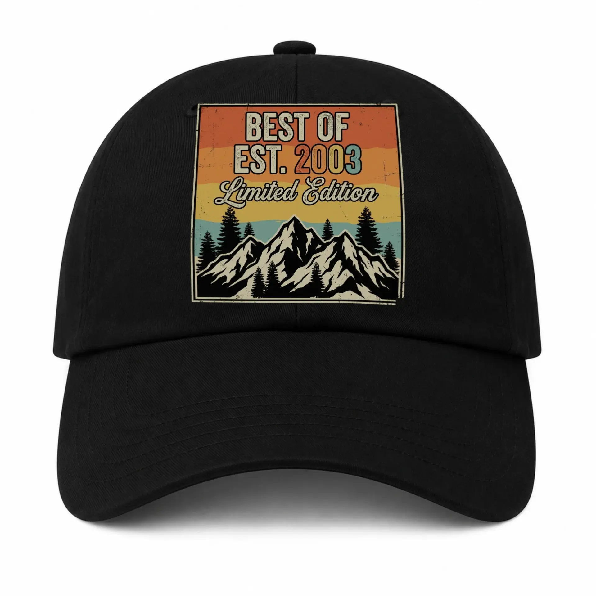 Baseball Cap Est 2003 Vintage Mountain Nature Graphic Unisex Hat