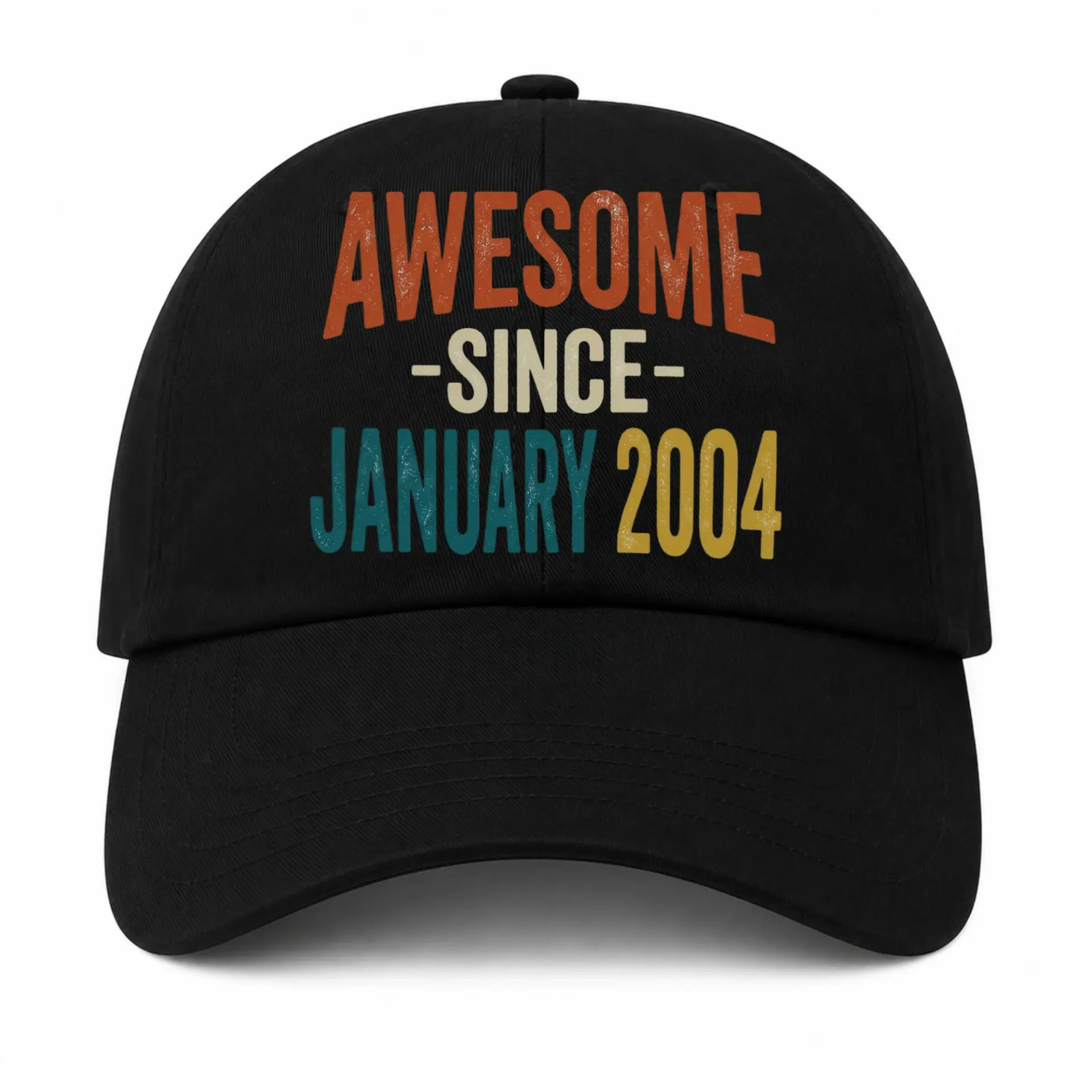 Baseball Cap Awesome Since January 2004 Vintage Style Retro Dad Hat