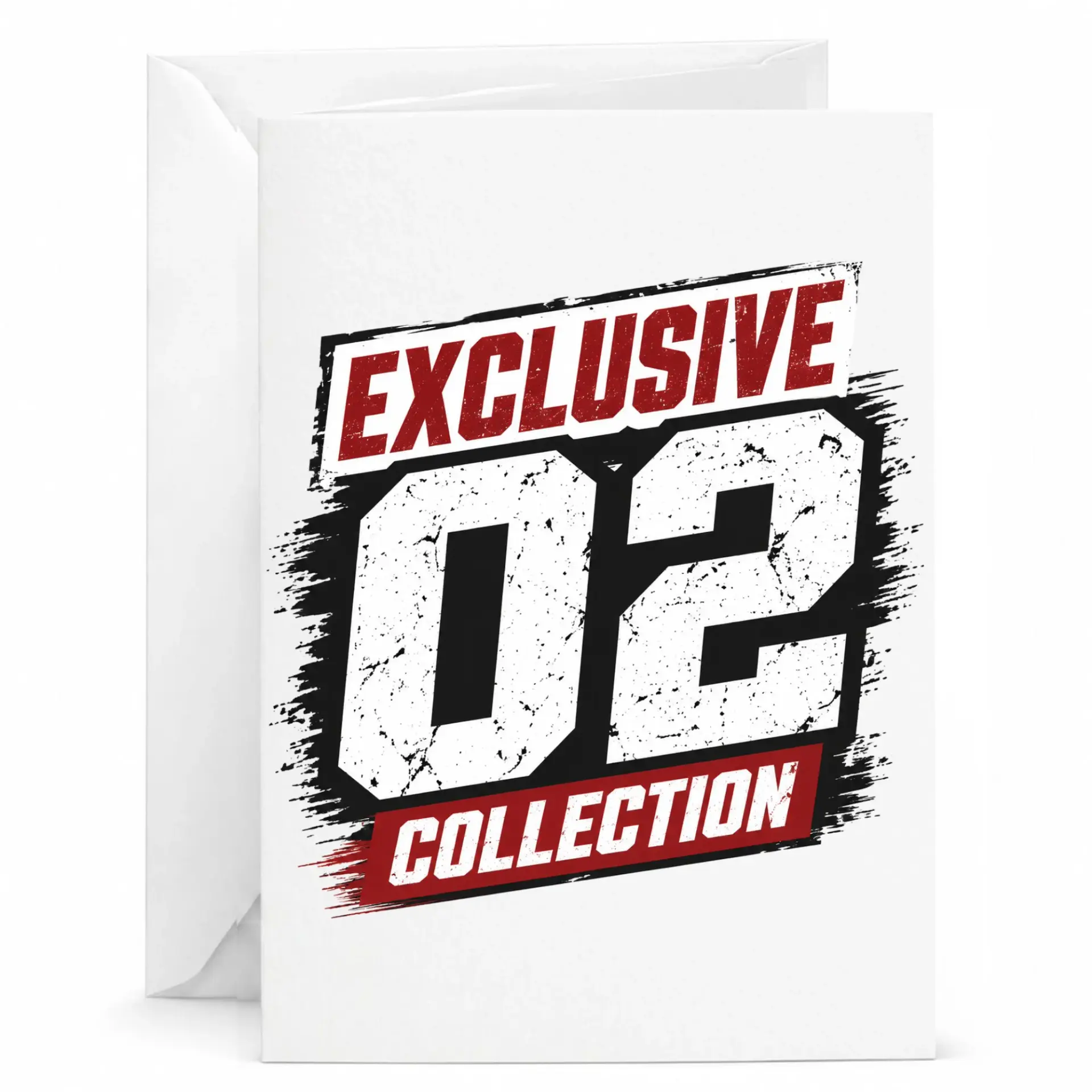 Greeting Card Exclusive 02 Collection Design Premium Stationery for Various Occasions with Matching White Envelope