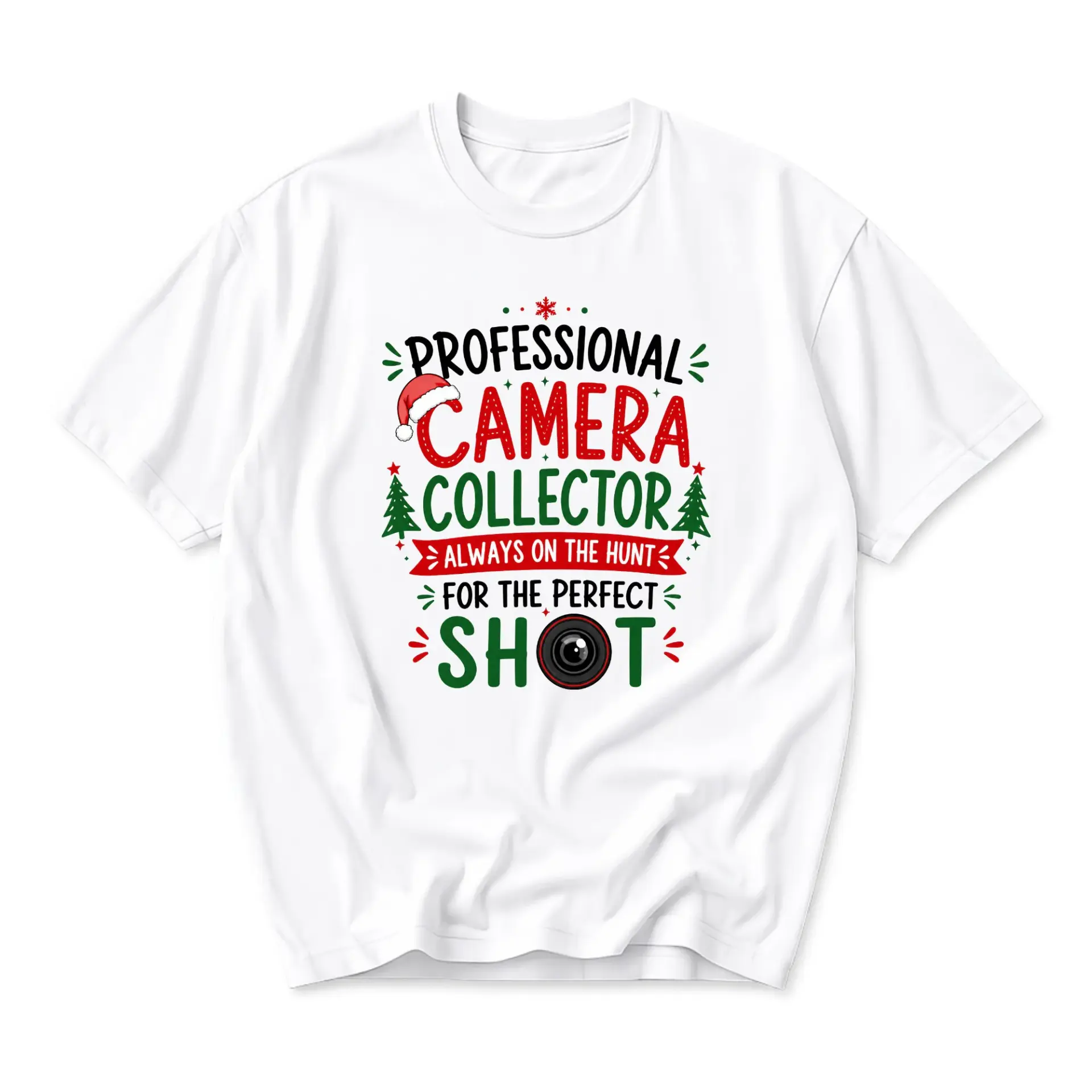Funny Shirt Professional Camera Collector Photography Enthusiast Holiday