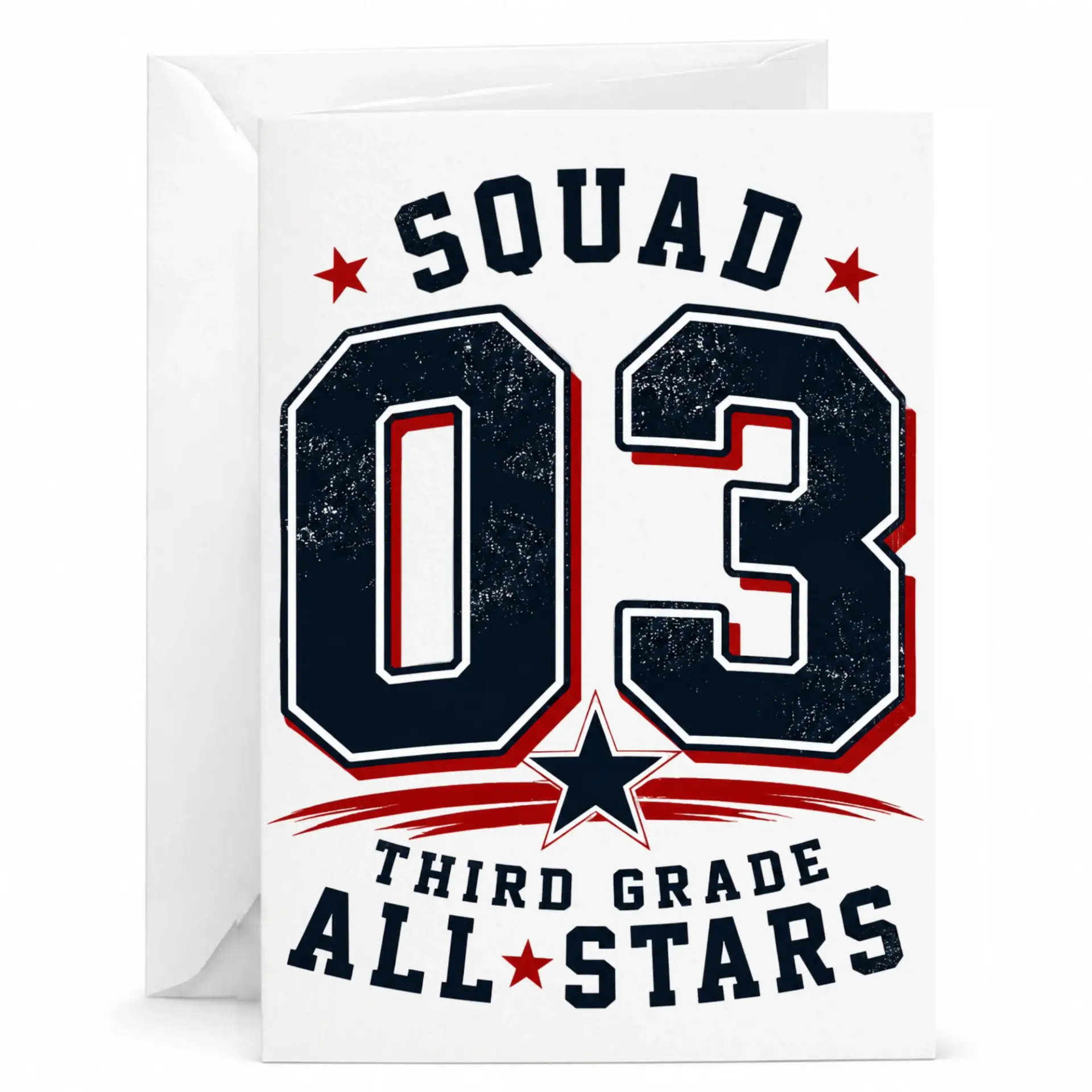 Greeting Card Squad 03 Third All Design Note for Friends and Enthusiastic
