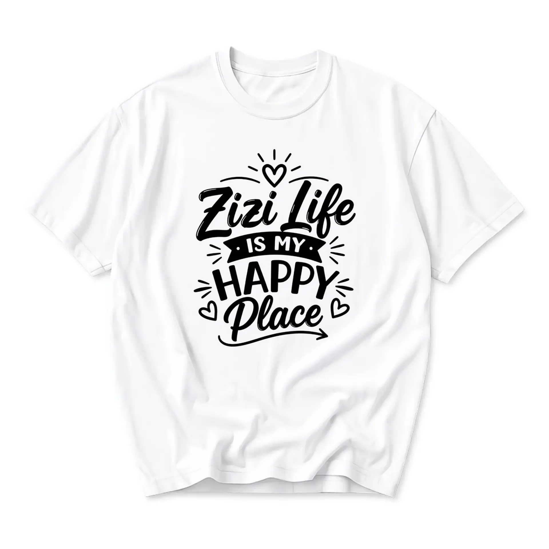 Graphic Tee Life Is My Unisex Crew Neck T-Shirt Soft Cotton Casual Everyday