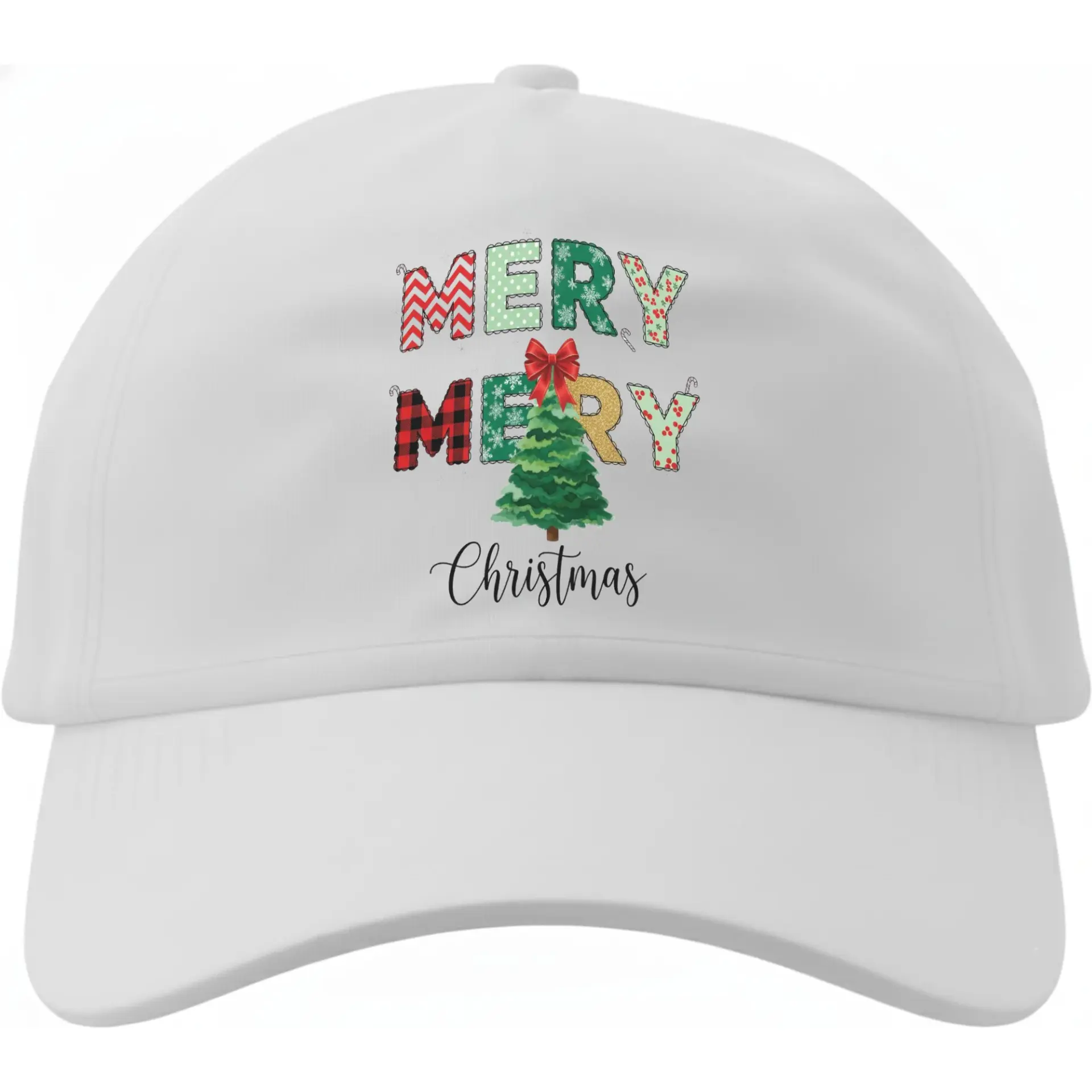 Baseball Cap Festive Holiday Design Seasonal Graphic Printed Hat Adjustable Low Profile Cotton Blend Unisex Headwear