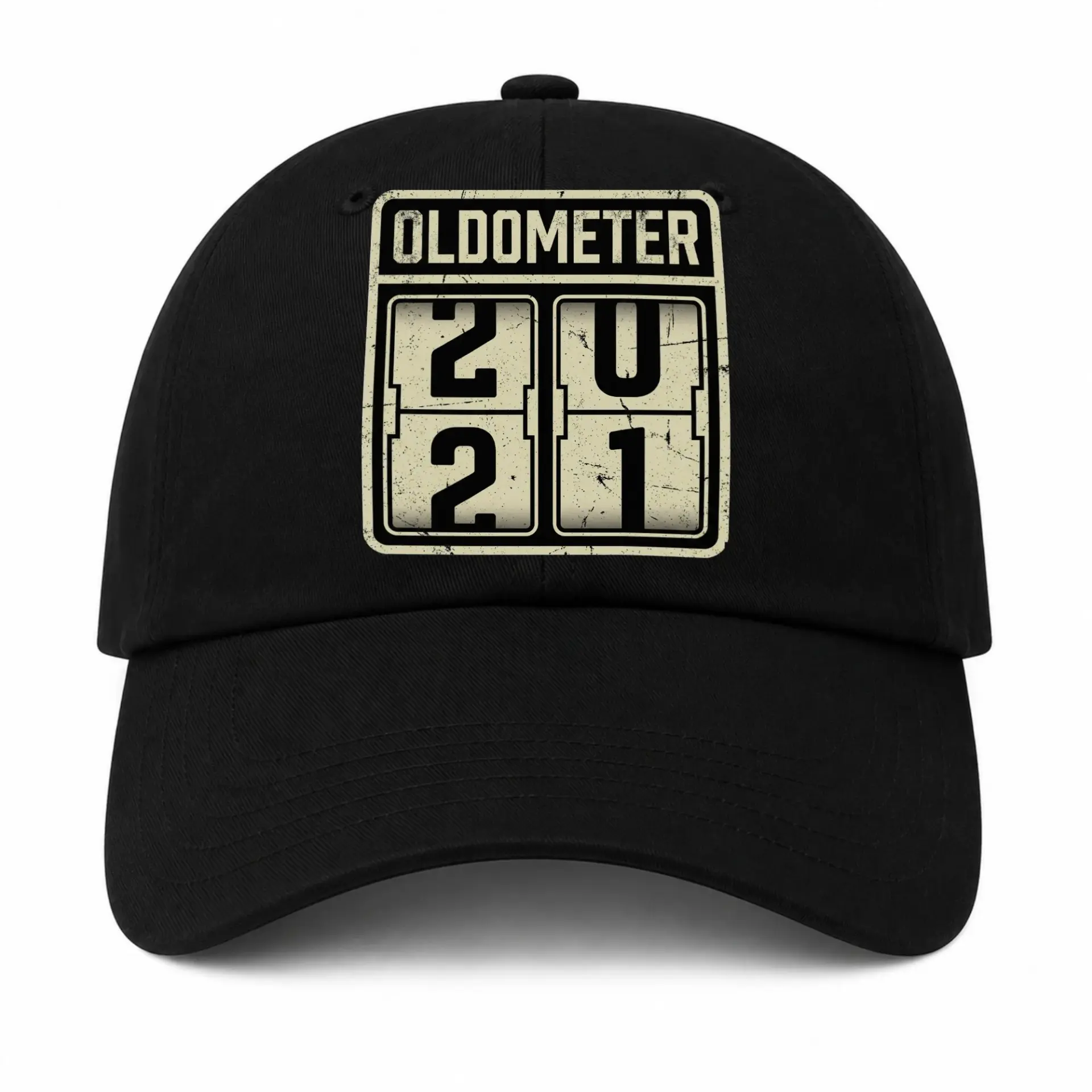 Baseball Cap Oldometer 2021 Graphic Hat for Casual Daily Wear and Outdoors