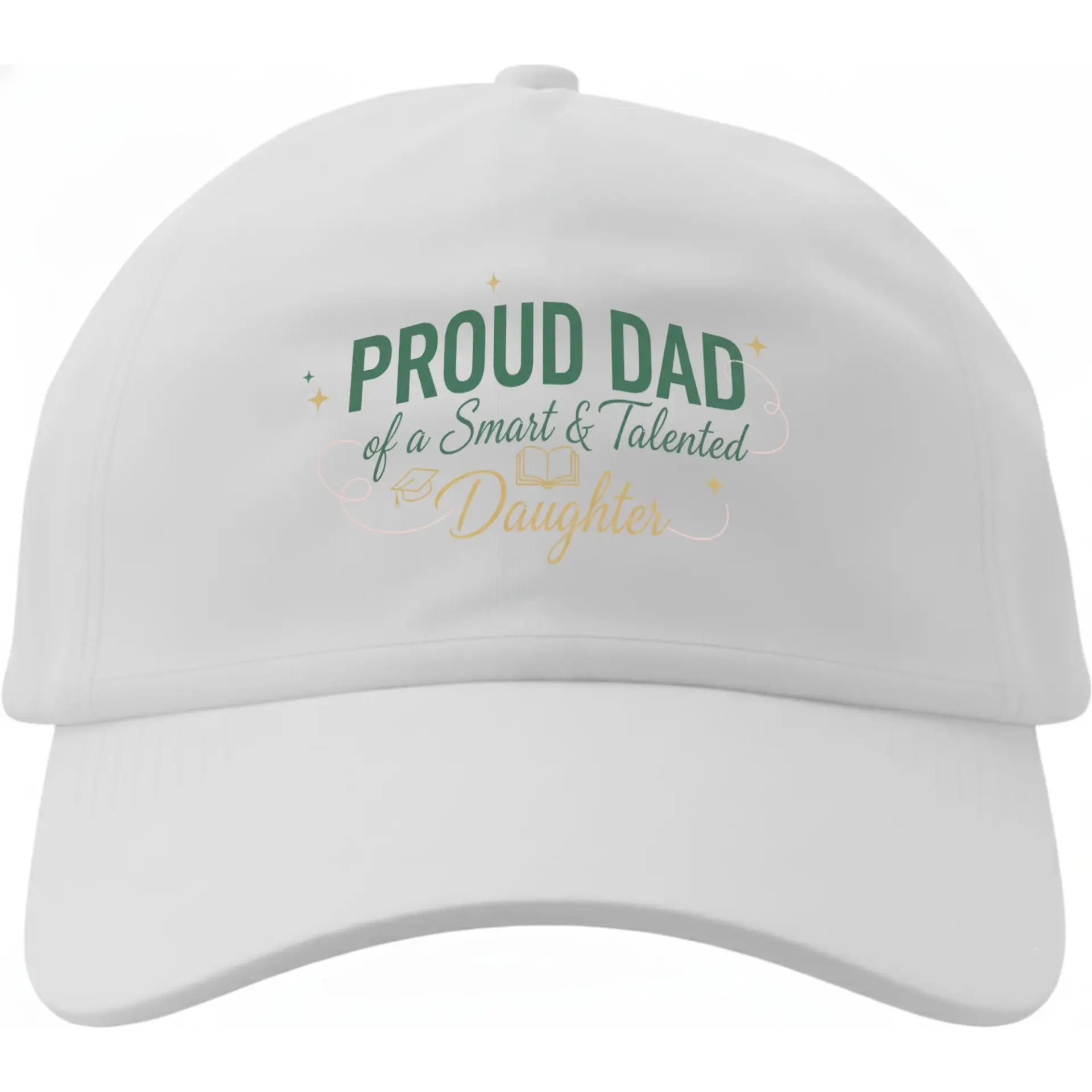 Baseball Cap Proud Dad of a Smart and Talented Daughter Graphic Embroidery Unisex Low Profile Cotton Dad Hat