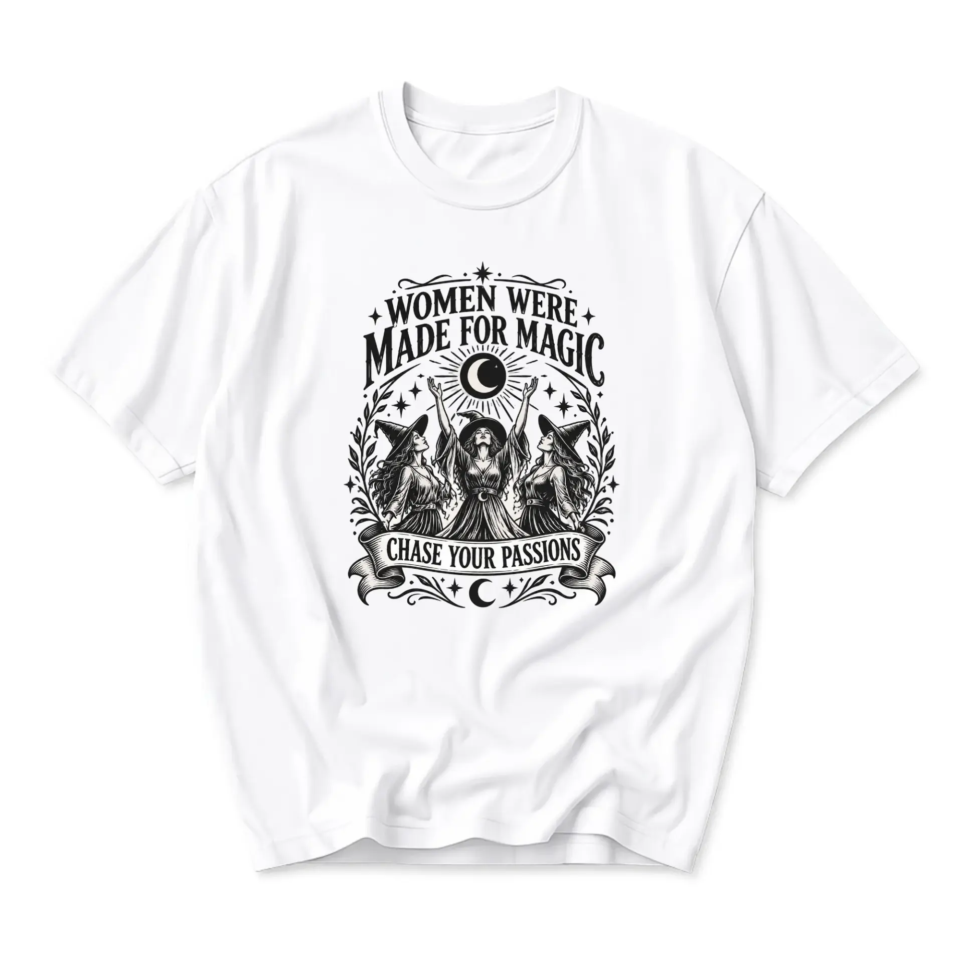 Graphic Tee Women Were Made for Magic Unisex Shirt Casual Celestial Witchcraft Inspired Apparel for Everyday Outfits