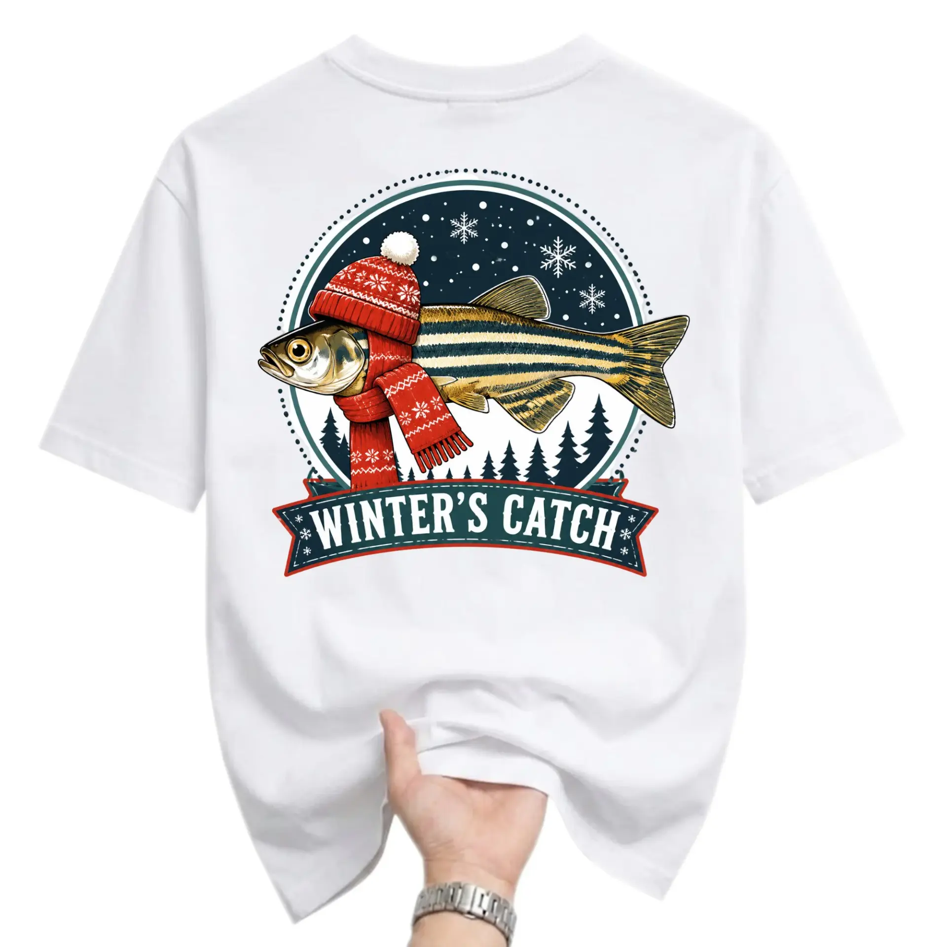 Graphic Tee Unisex Catch Fishing Lover Shirt Seasonal Holiday Outdoor