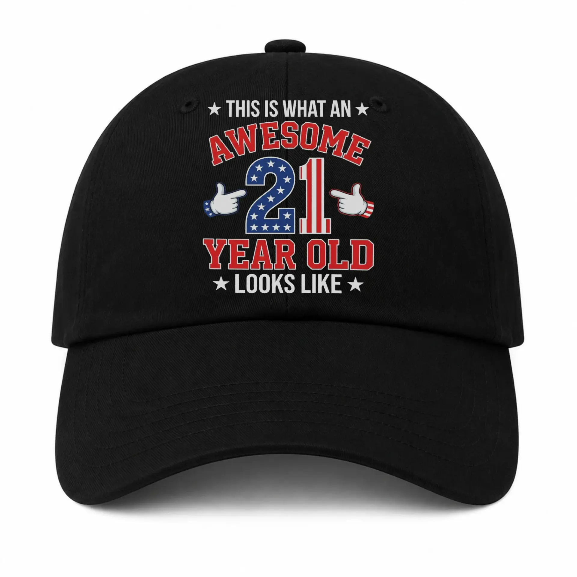 Baseball Cap Awesome Twenty One Year Old Birthday Gift Anniversary Hat