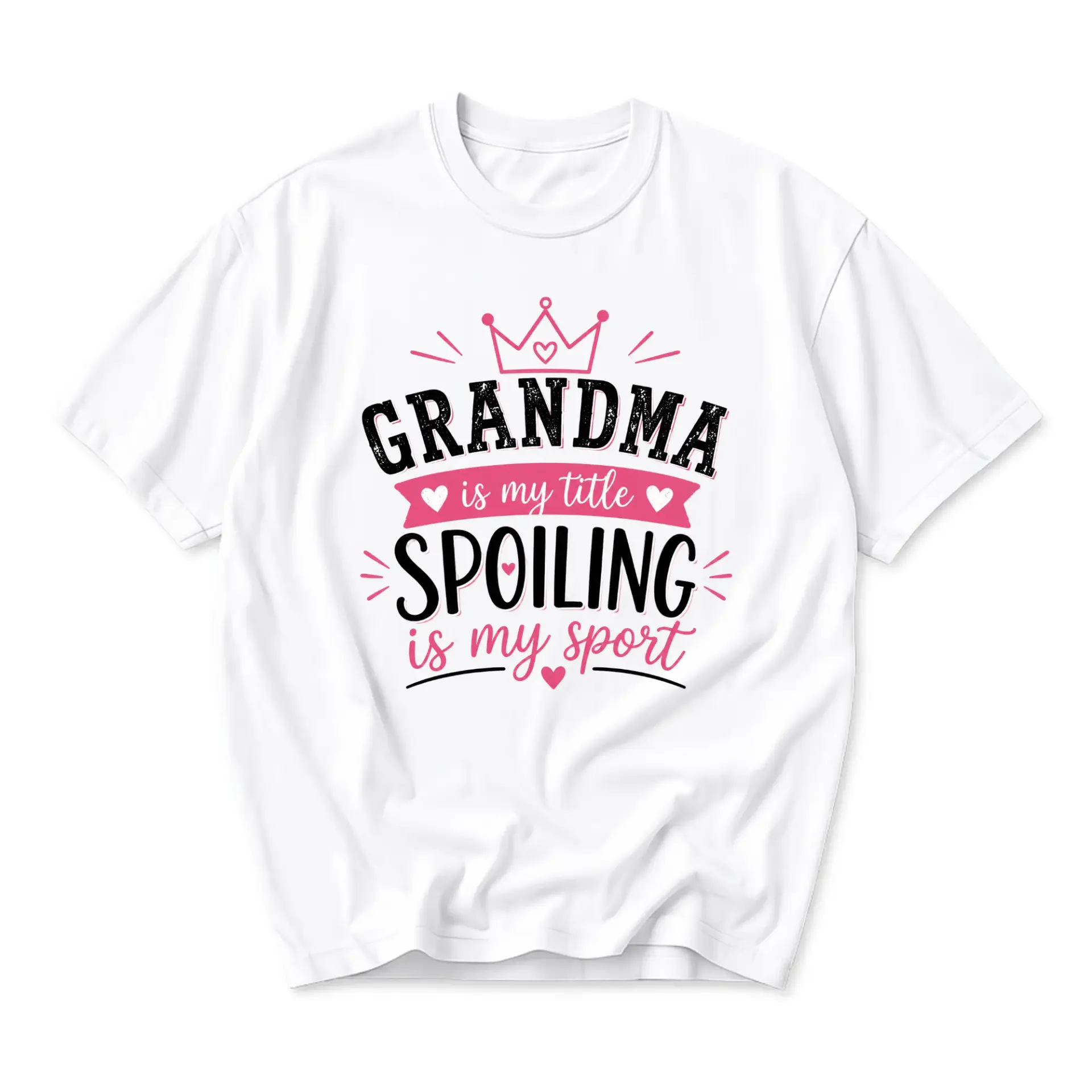 Graphic Tee Grandma Is My Spoiling Is Funny Shirt for Women Unisex Casual
