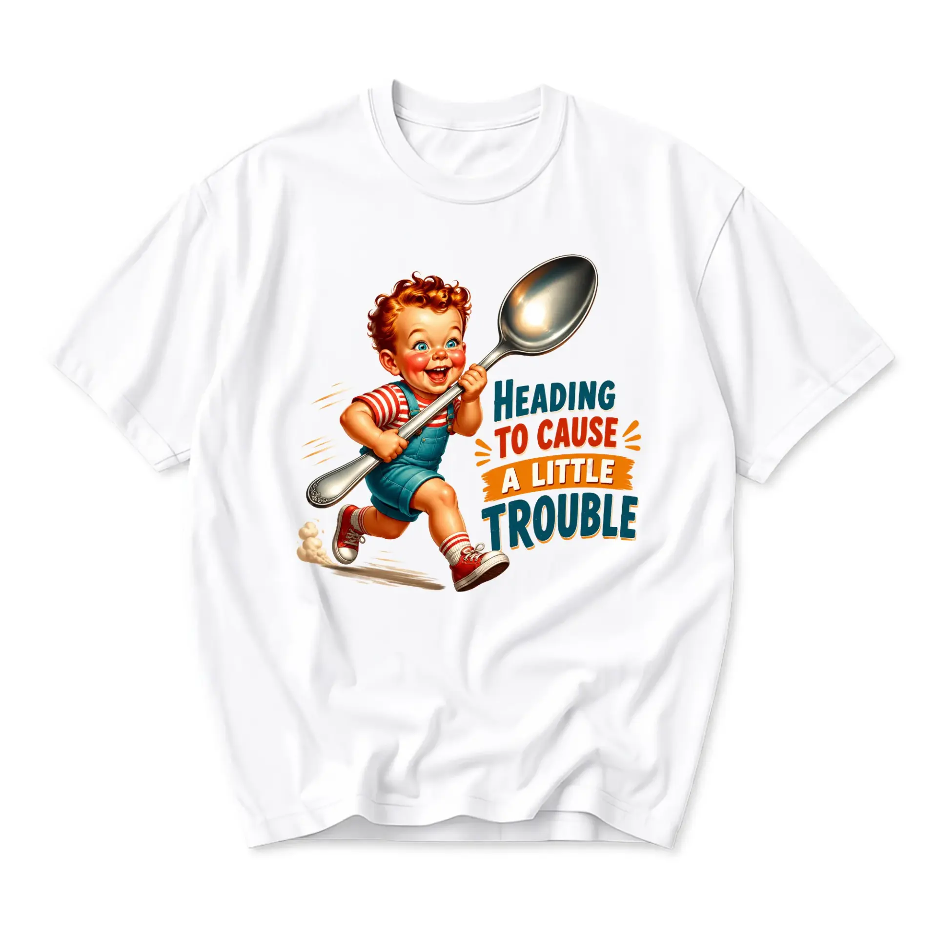 Funny Shirt Heading to Cause a Graphic Tee Unisex Crew Neck Casual Everyday Wear Soft Cotton Top