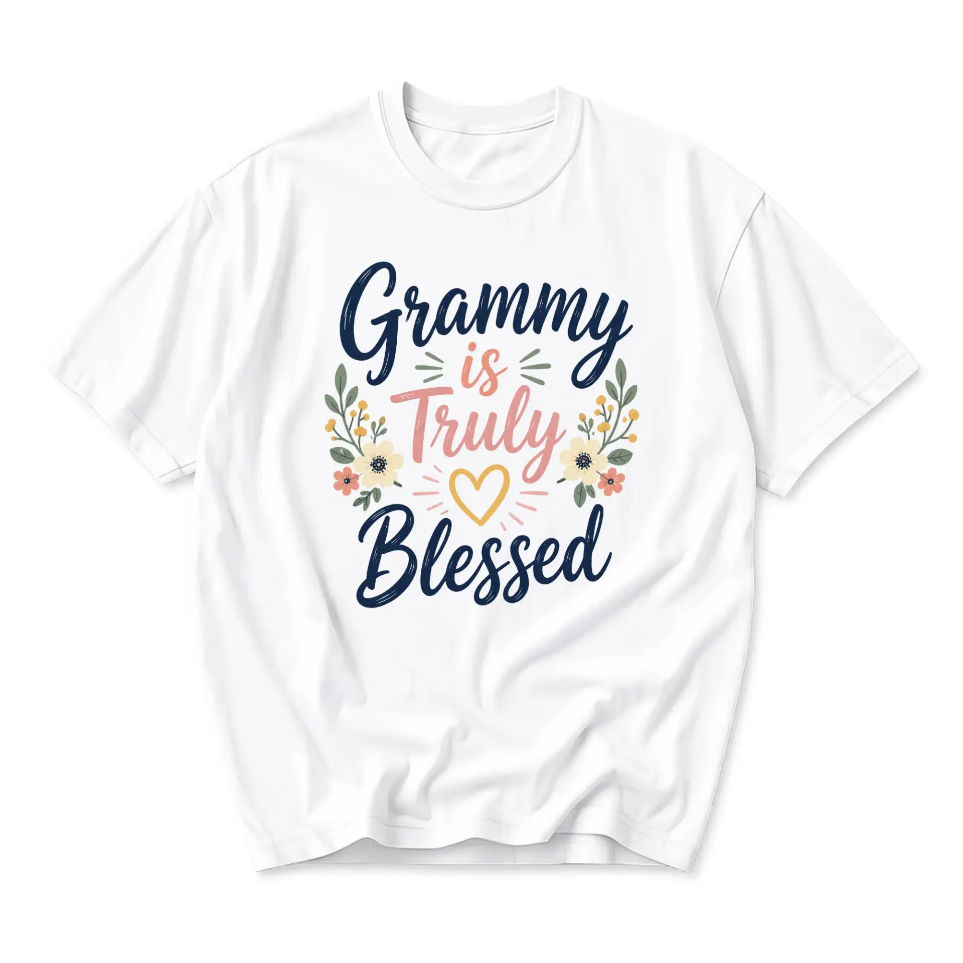 T-shirt Is Graphic Tee Casual Short Sleeve Crew Neck Cotton Blend Soft