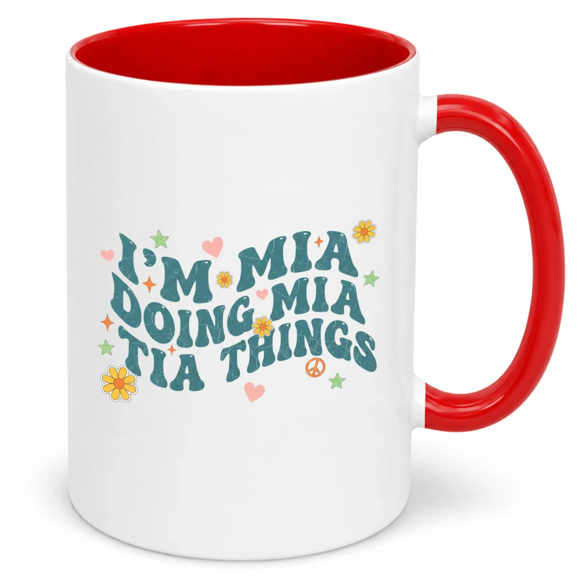 Funny Things Ceramic Coffee Mug with Retro Design Playful Statement Drinkware for Everyday Use Unique Gift Idea