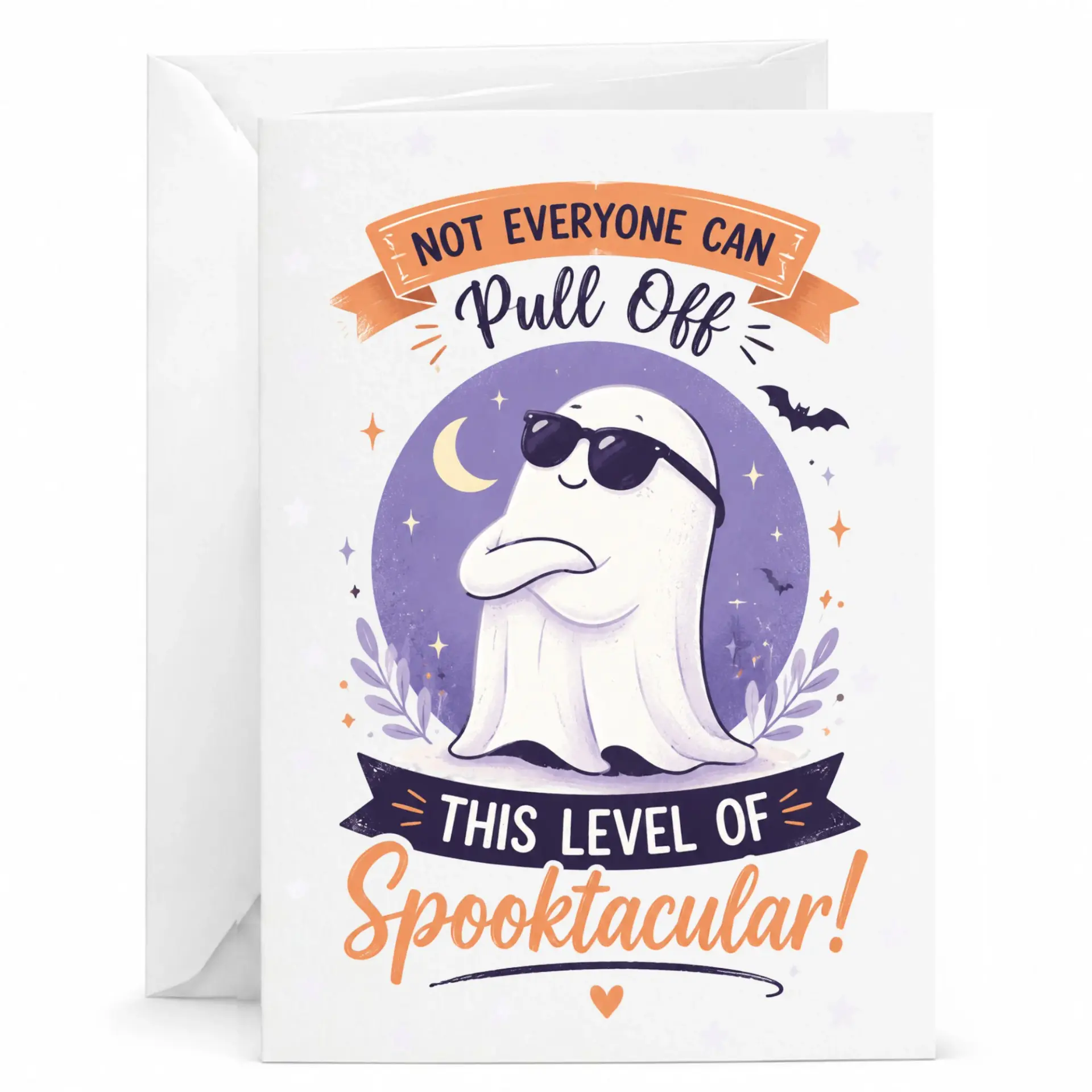 Funny Greeting Card Not Everyone Can Pull Off This of Spooktacular Halloween Seasonal Note with Envelope