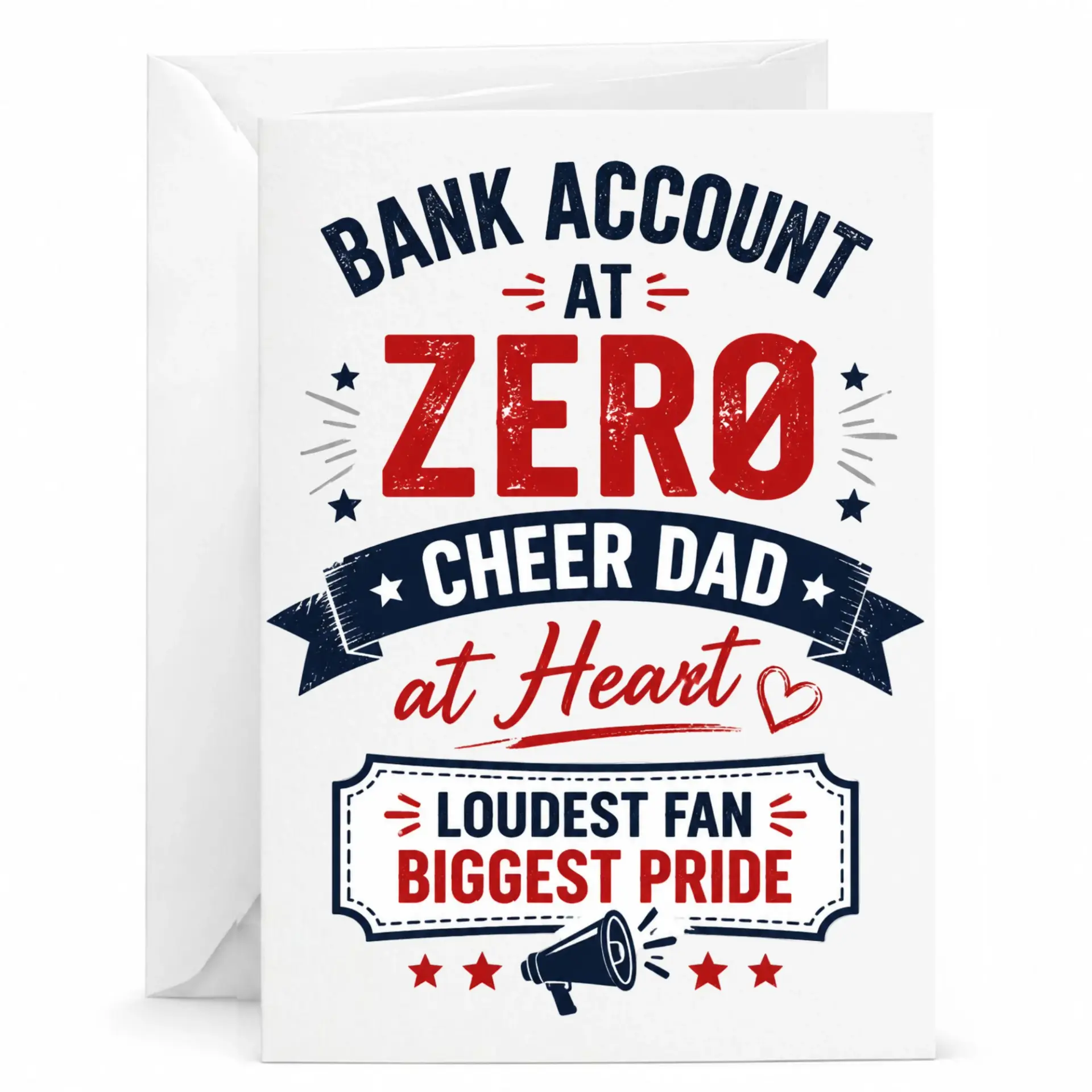 Funny Card for Dad Bank Account at Cheer at Heart Cheerful Greeting Father Birthday Appreciation