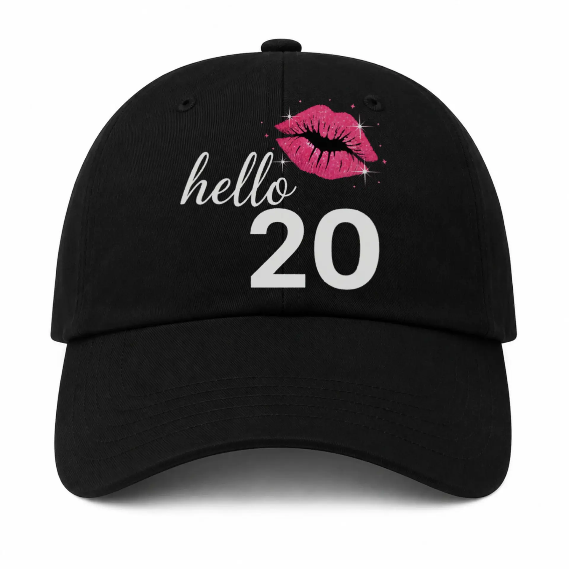 Vinyl Sticker Pack Hello 20 Birthday Party Celebration Decorative Decals Set for Personalizing Gadgets and Notebooks