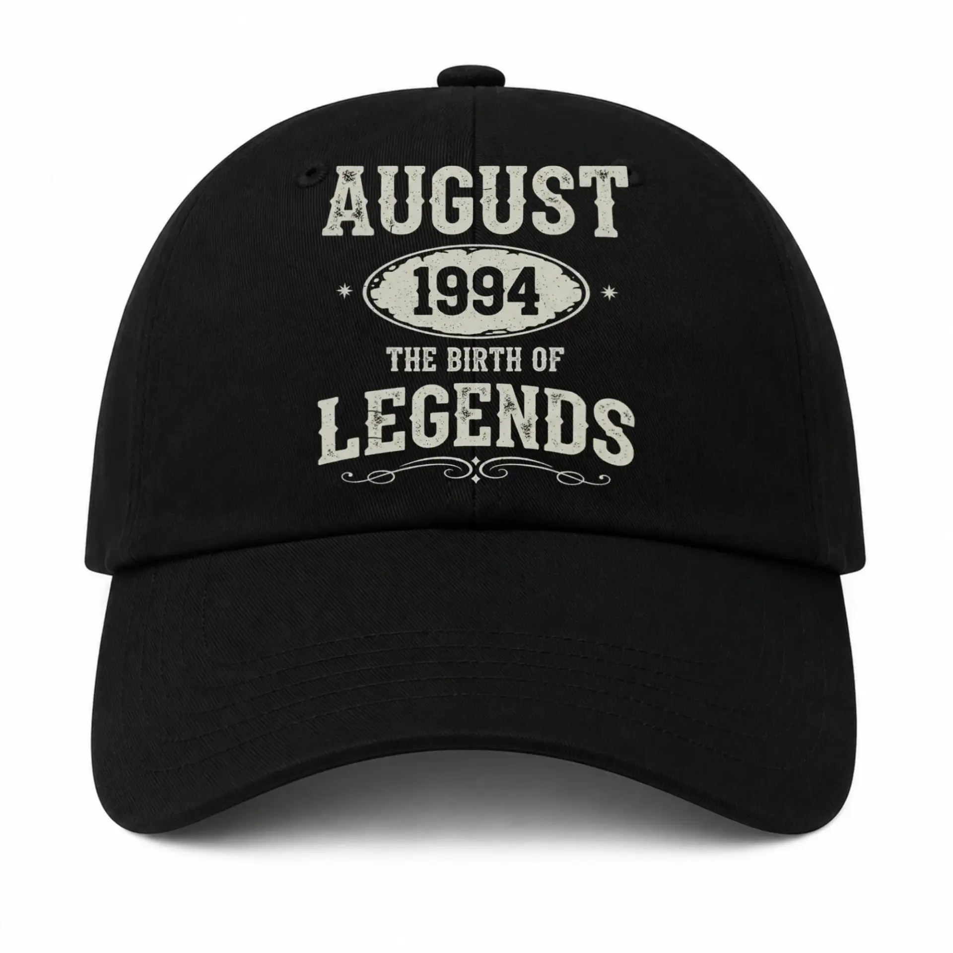 Baseball Cap August 1994 Birth of Legends Vintage Style Graphic Hat