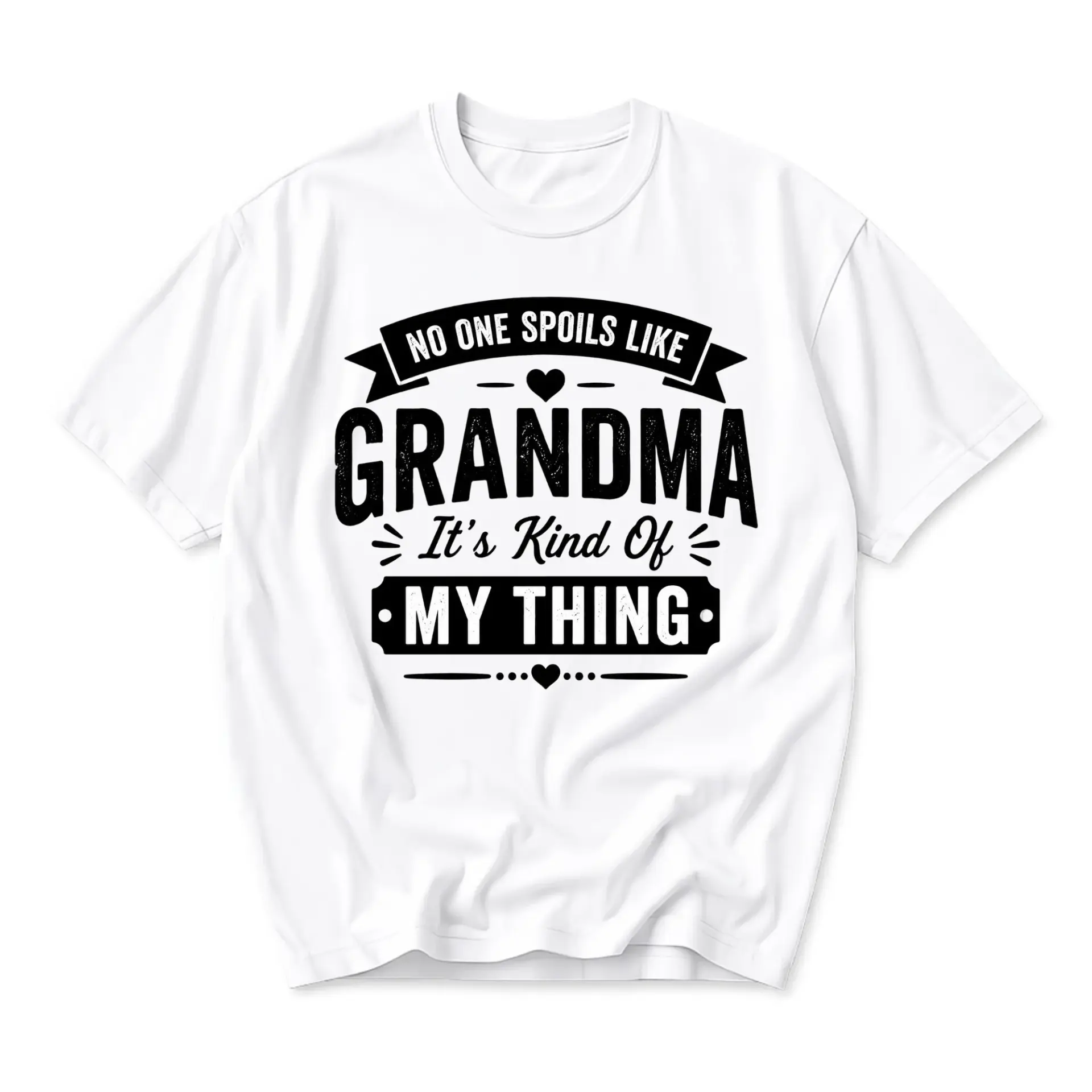 Graphic Tee Grandma Shirt Spoils Like Unisex Short Sleeve Cotton Blend