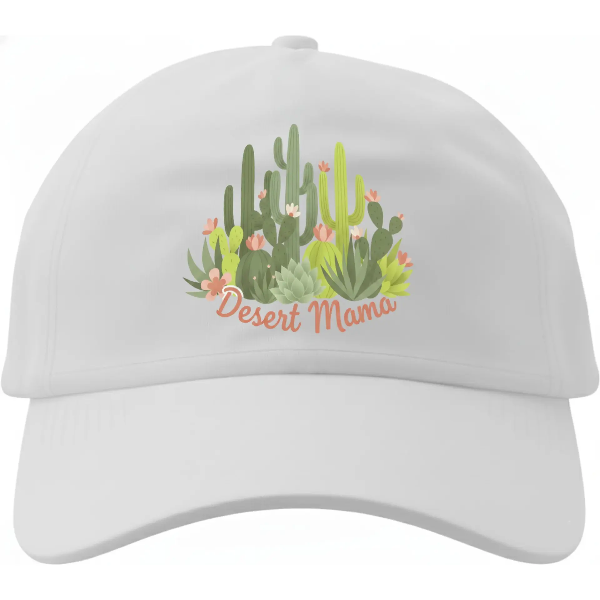 Dad Hat Baseball Cap with Desert Mama Cactus Graphic Casual Cotton Unisex Sun Hat with Adjustable Strap for Everyday