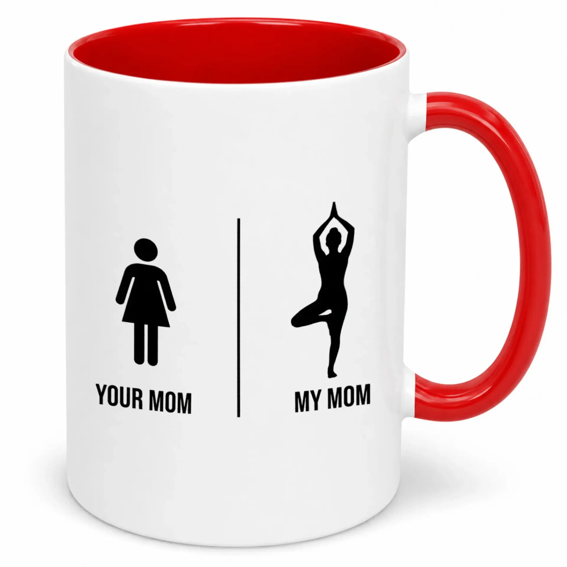 Funny Yoga Lover Coffee Mug for Meditation and Exercise Enthusiasts – Unique Ceramic Beverage Cup with Humorous Design