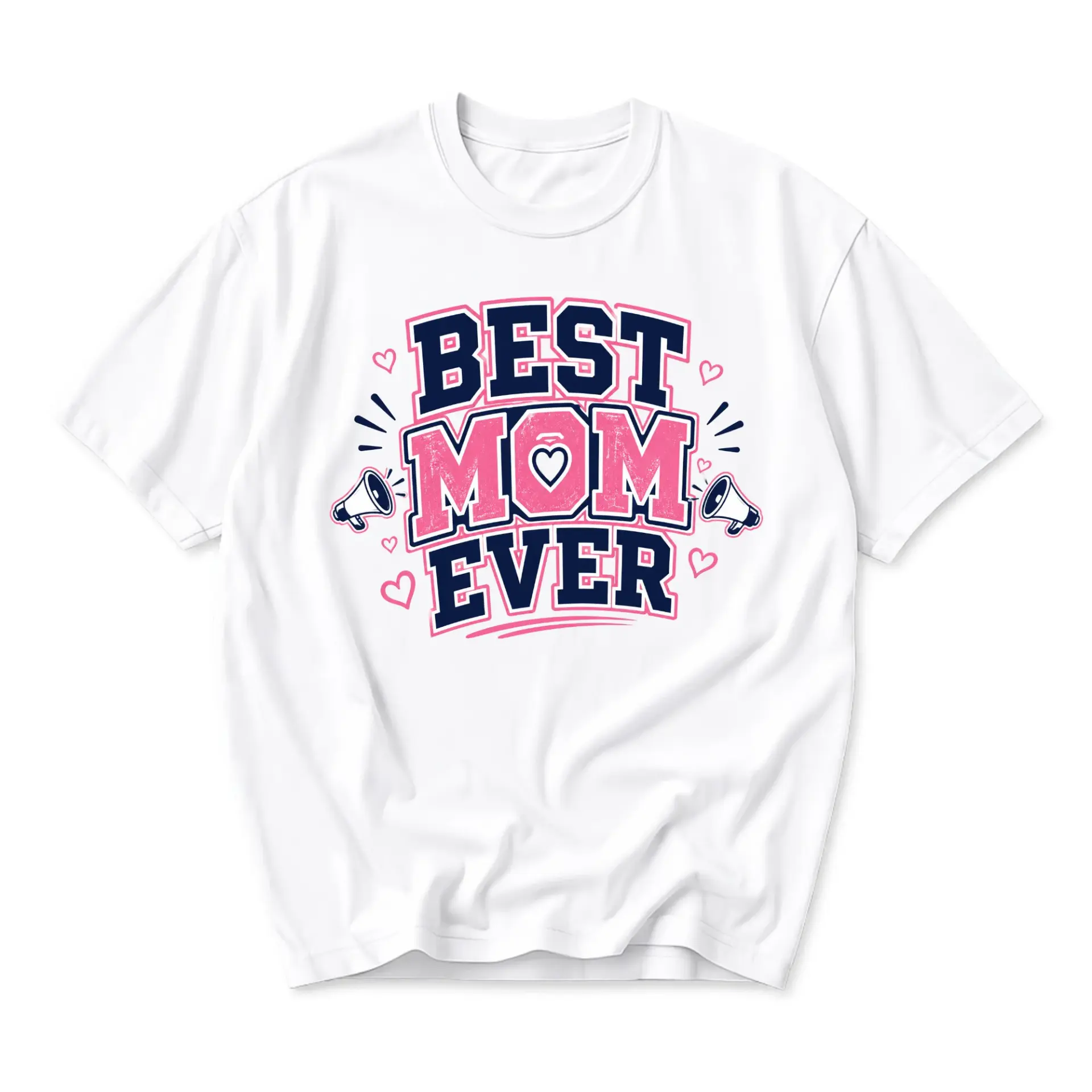 Graphic Tee Best Mom Ever Shirt Unisex Casual Crew Neck Apparel for Everyday Style Comfortable Cotton Blend Top