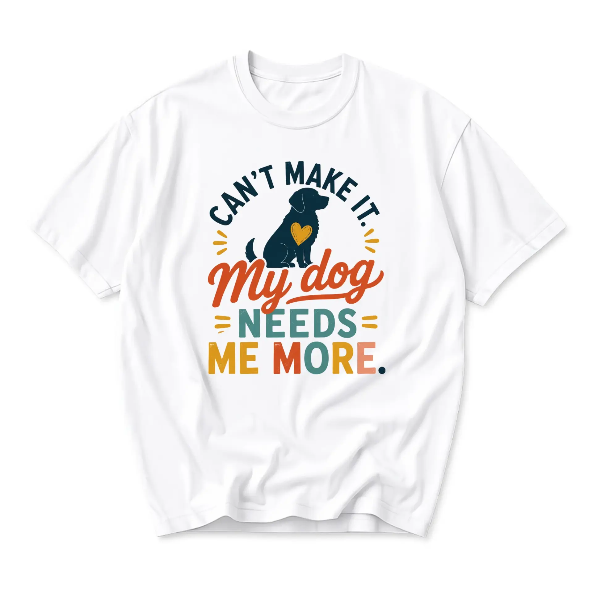 Funny Shirt for Dog Lovers Unisex Graphic Tee with Cute Puppy Illustration