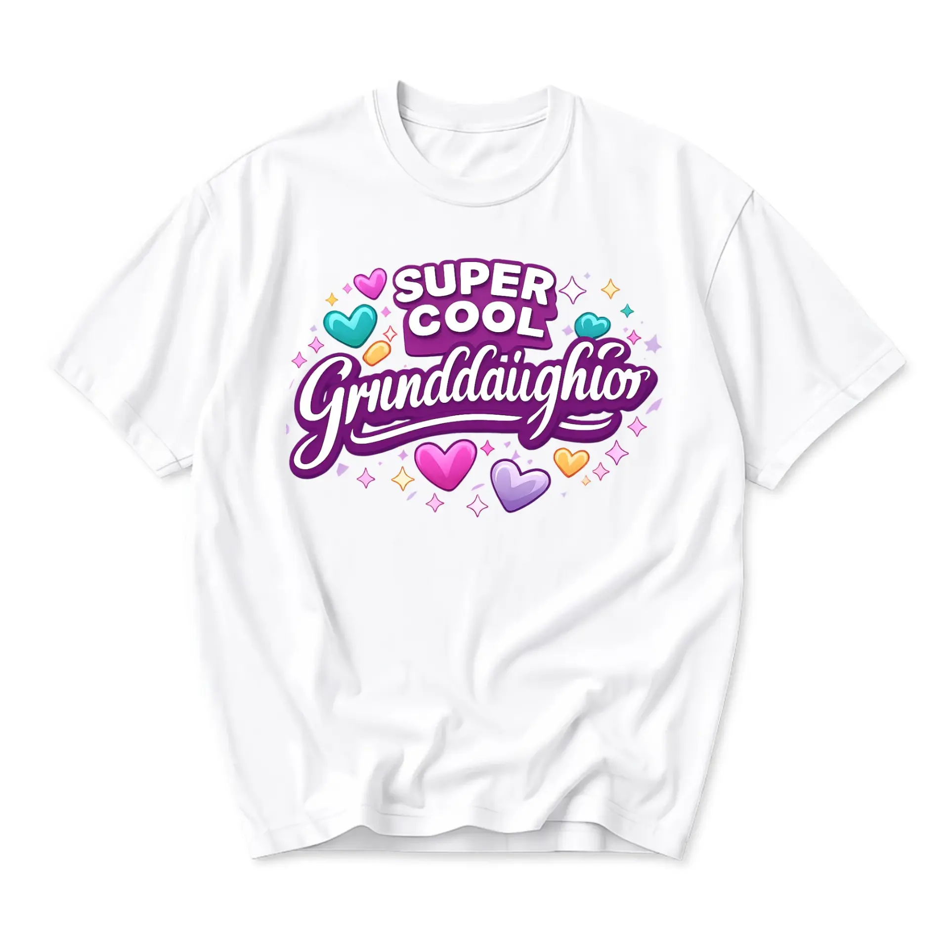 Graphic Tee Granddaughter Funny Slogan Shirt Unisex Crew Neck Soft Cotton