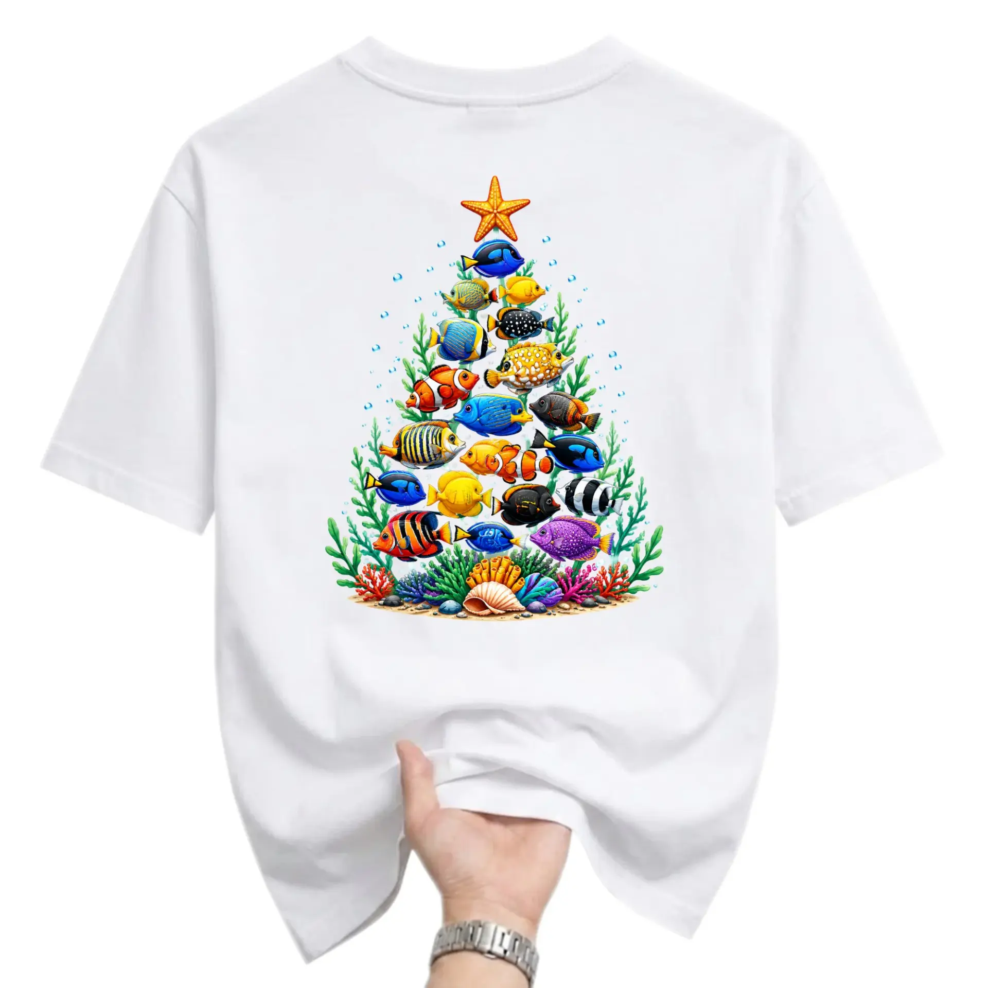 Graphic Tee Unisex Short Sleeve Crew Neck Shirt Featuring Colorful