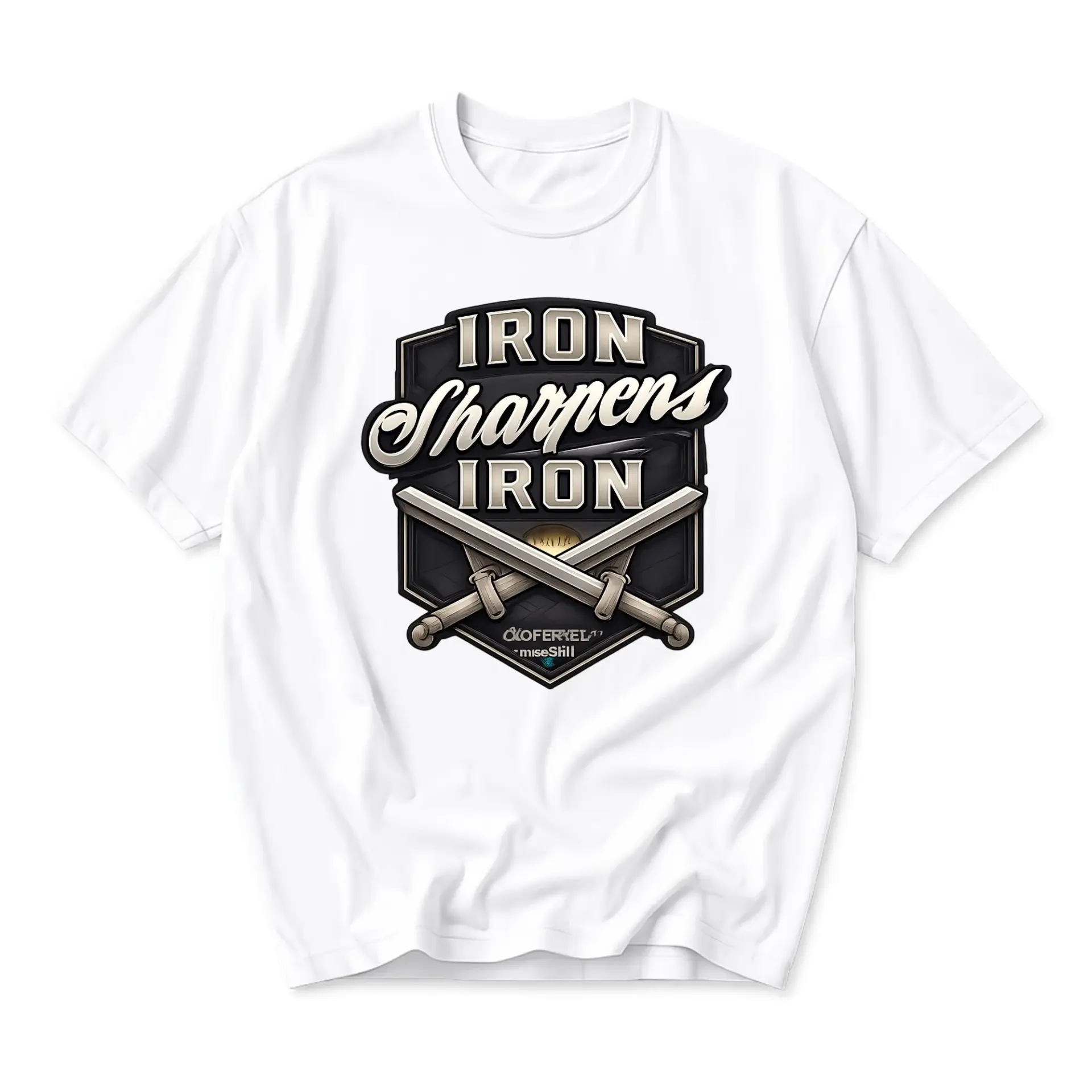 Graphic Tee Sharpens Inspirational Quote Design Unisex Casual Short Sleeve