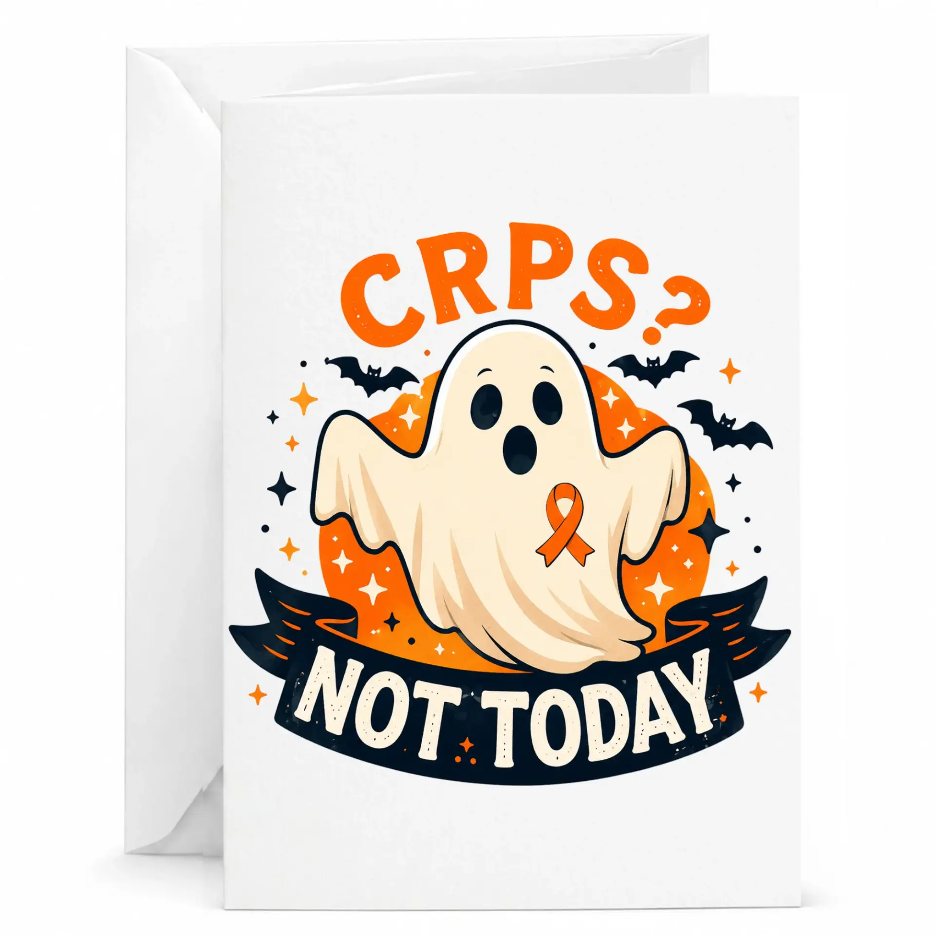 Funny Greeting Card Crps Awareness Not Today Encouragement Note for Chronic Support and Motivation
