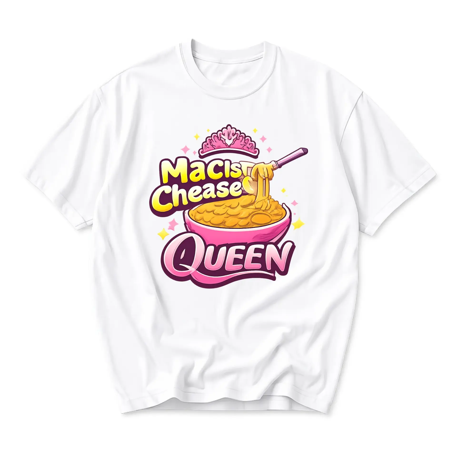 Funny Shirt Macist Chease Queen Graphic Tee Unisex Casual Apparel Soft Cotton Crew Neck Top for Comfort Enthusiasts