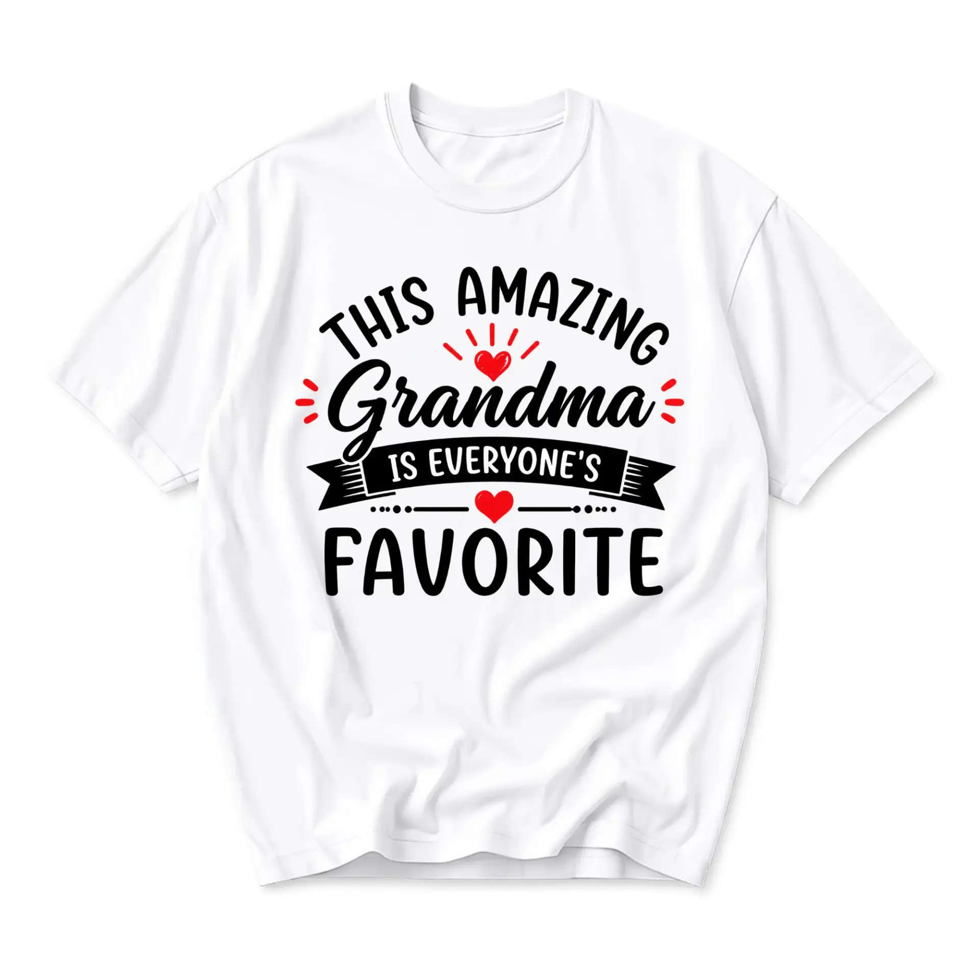 Graphic Tee This Amazing Grandma Is Everyones Favorite Unisex Cotton Casual