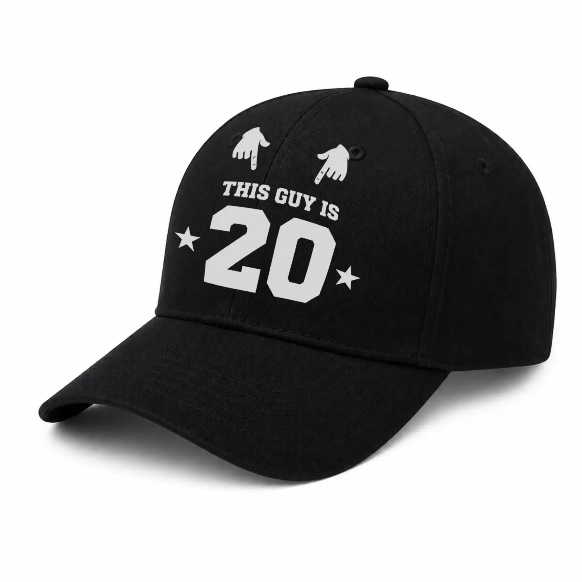 Vinyl Sticker Pack This Guy Is 20 Birthday Number Graphic Decals for Personal Items and Accessories Set of Three