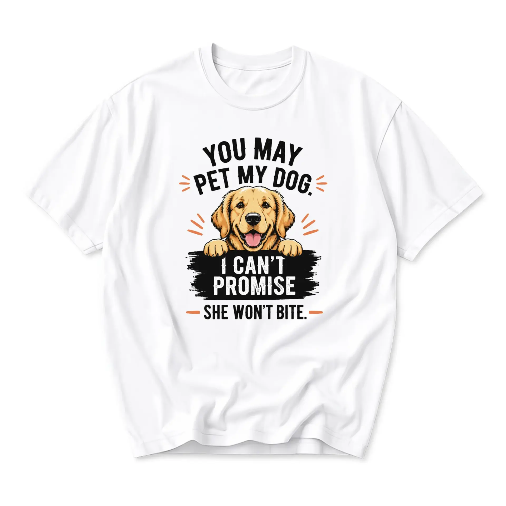 Funny Shirt You May Pet Graphic Tee Unisex Casual Apparel for Lovers and