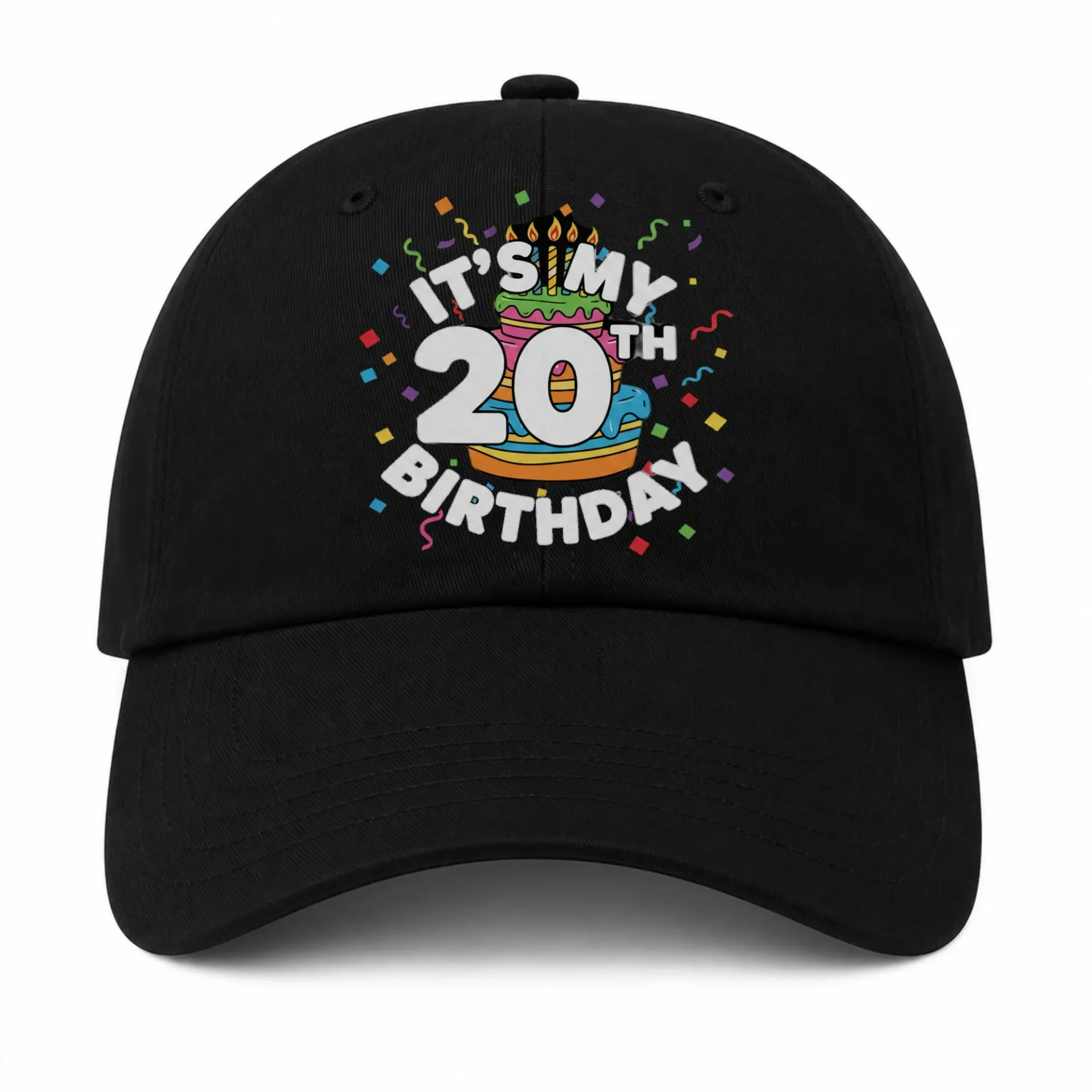 Vinyl Sticker Pack It's My 20th Birthday Celebration Party Decals for Laptops Water Bottles and Personal Gear 3 Pieces