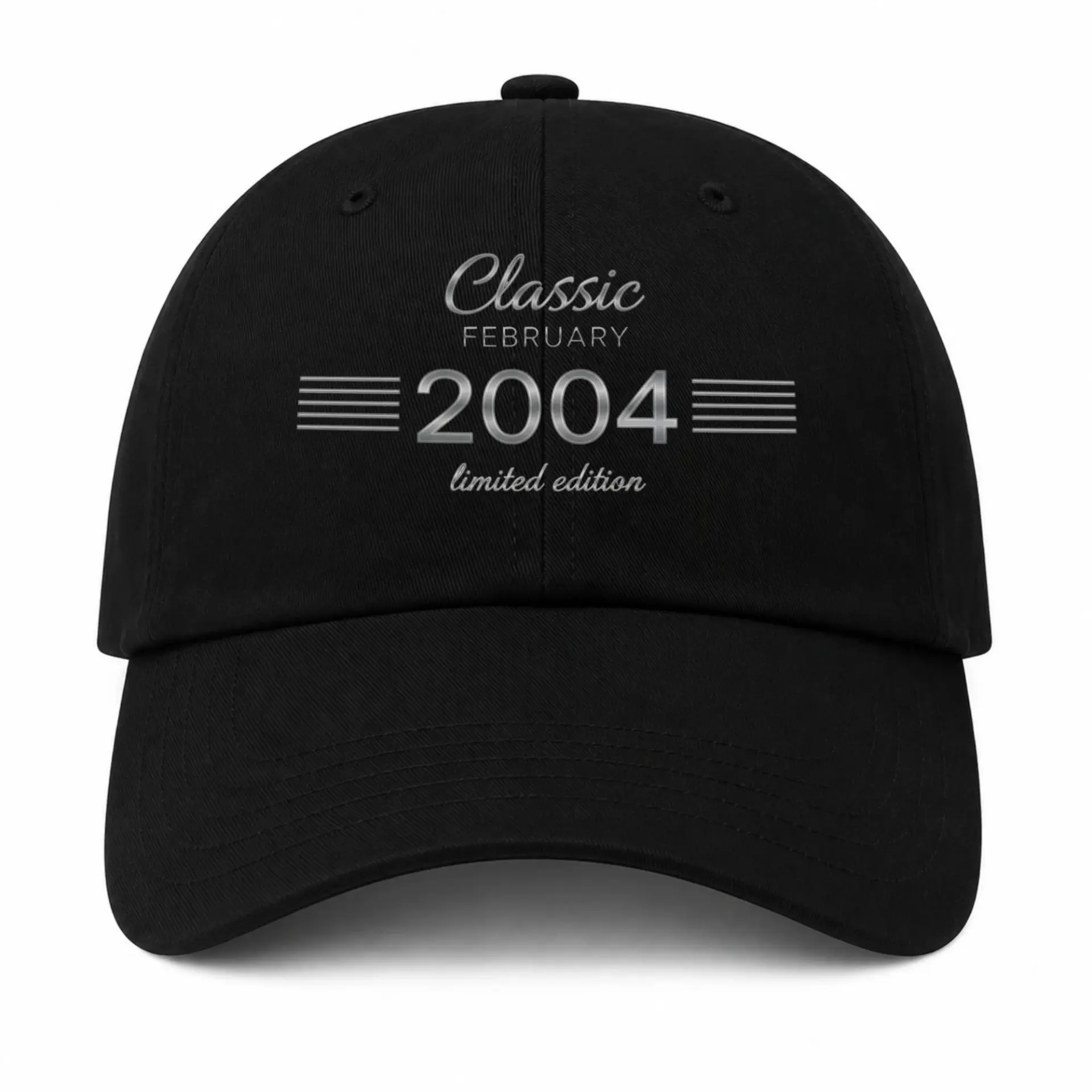 Baseball Cap February 2004 Limited Edition Embroidered Casual Hat
